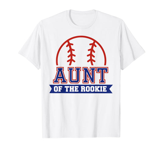 Aunt Rookie 1St Birthday Baseball T-Shirt - Custom Art Print Men Women - T-Shirt, Sweatshirt, Hoodie