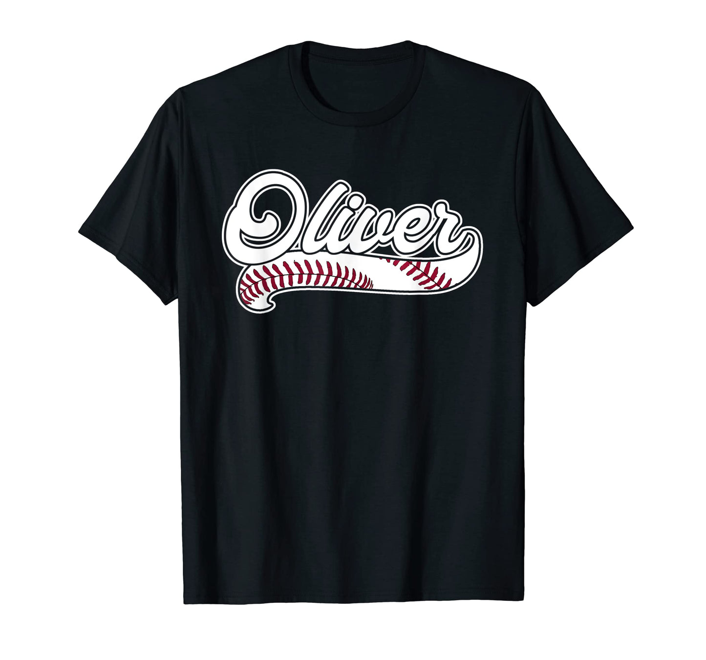 Oliver Personalized Baseball Birthday T-Shirt - Graphic Print Men Women - T-Shirt, Sweatshirt, Hoodie