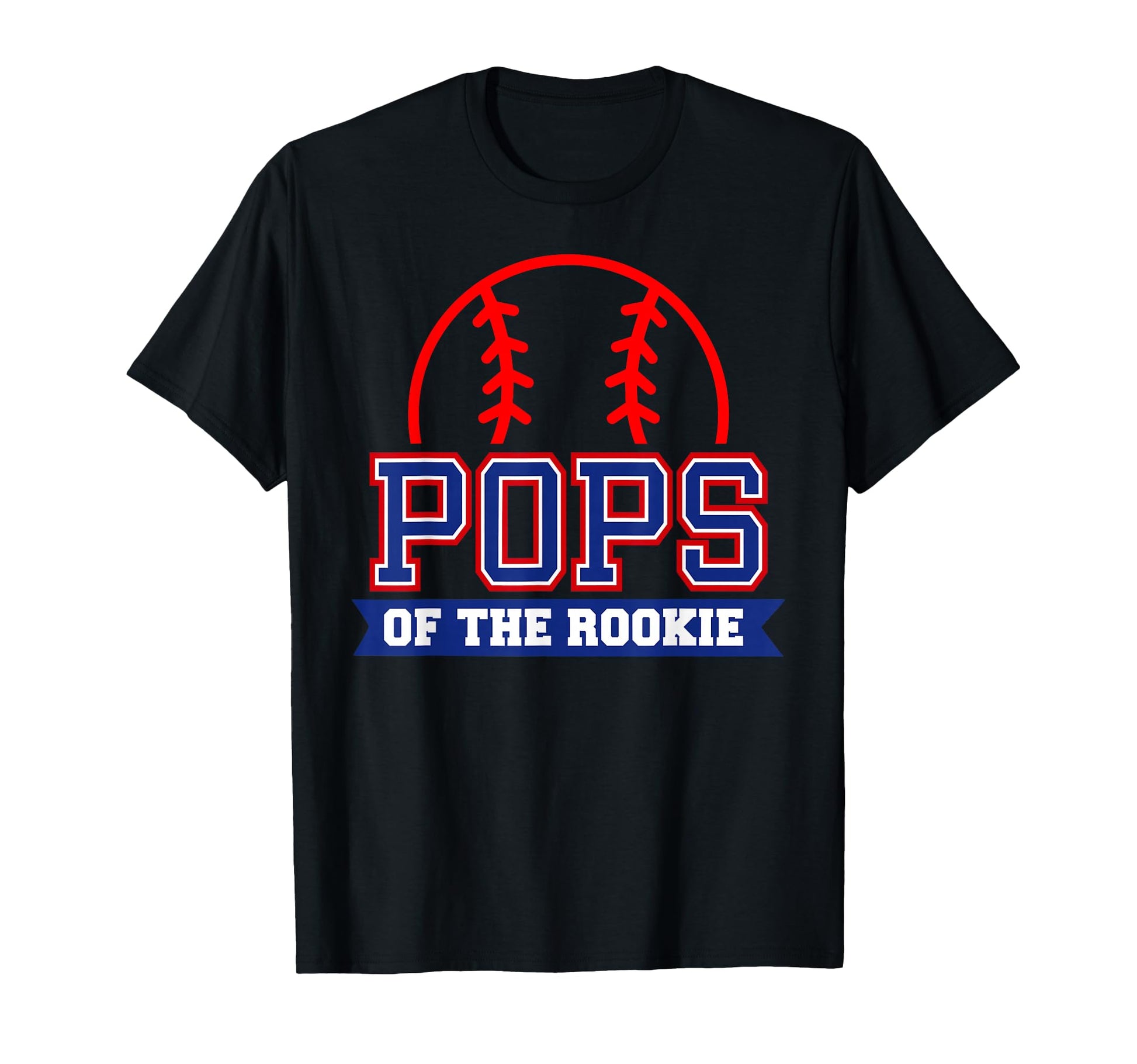 Pops Rookie 1St Birthday Baseball T-Shirt - Trendy Graphic for Adults - T-Shirt, Sweatshirt, Hoodie