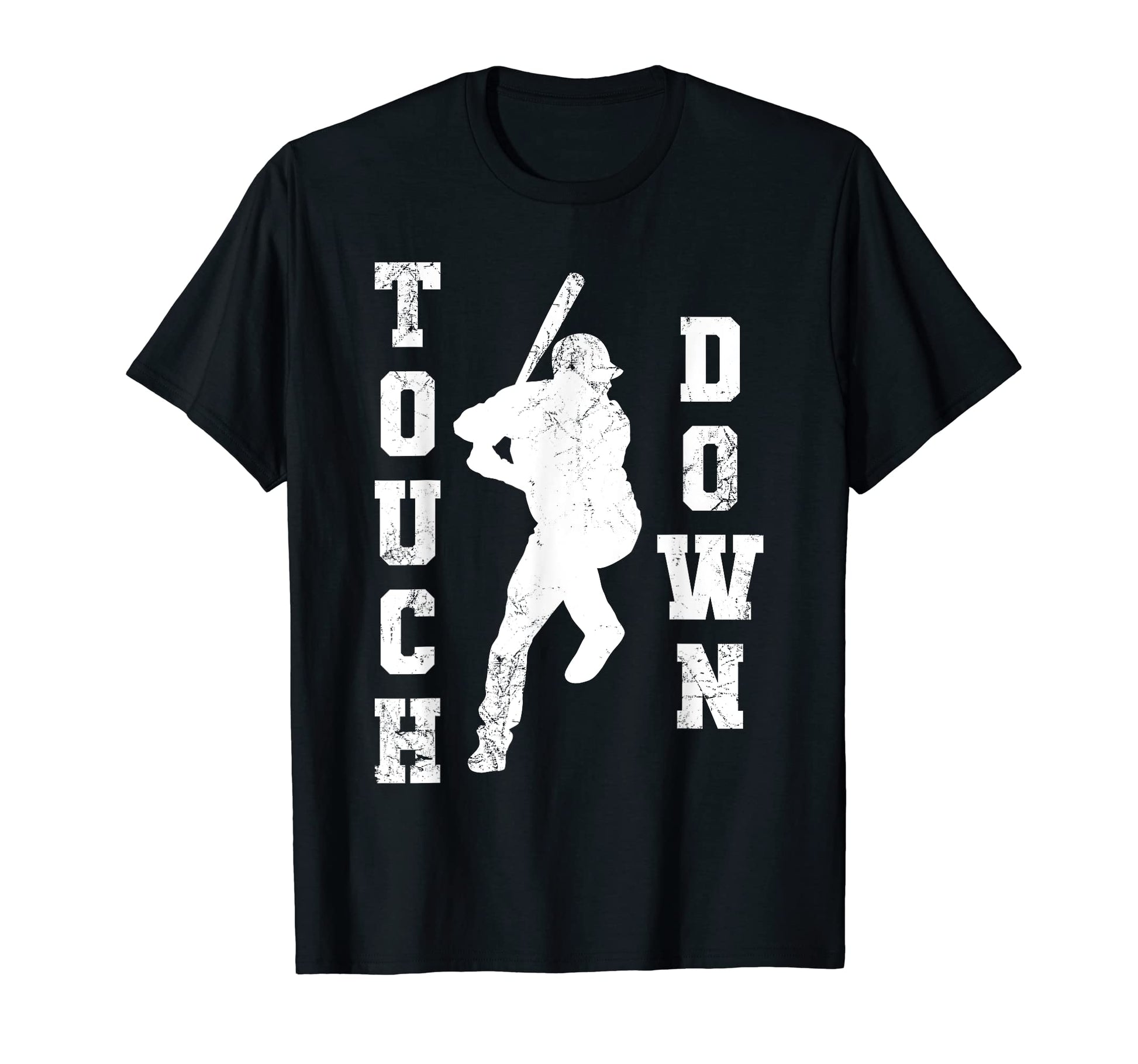 Funny Baseball Player Touchdown Homerun T-Shirt - Trendy Graphic Unisex - T-Shirt, Sweatshirt, Hoodie
