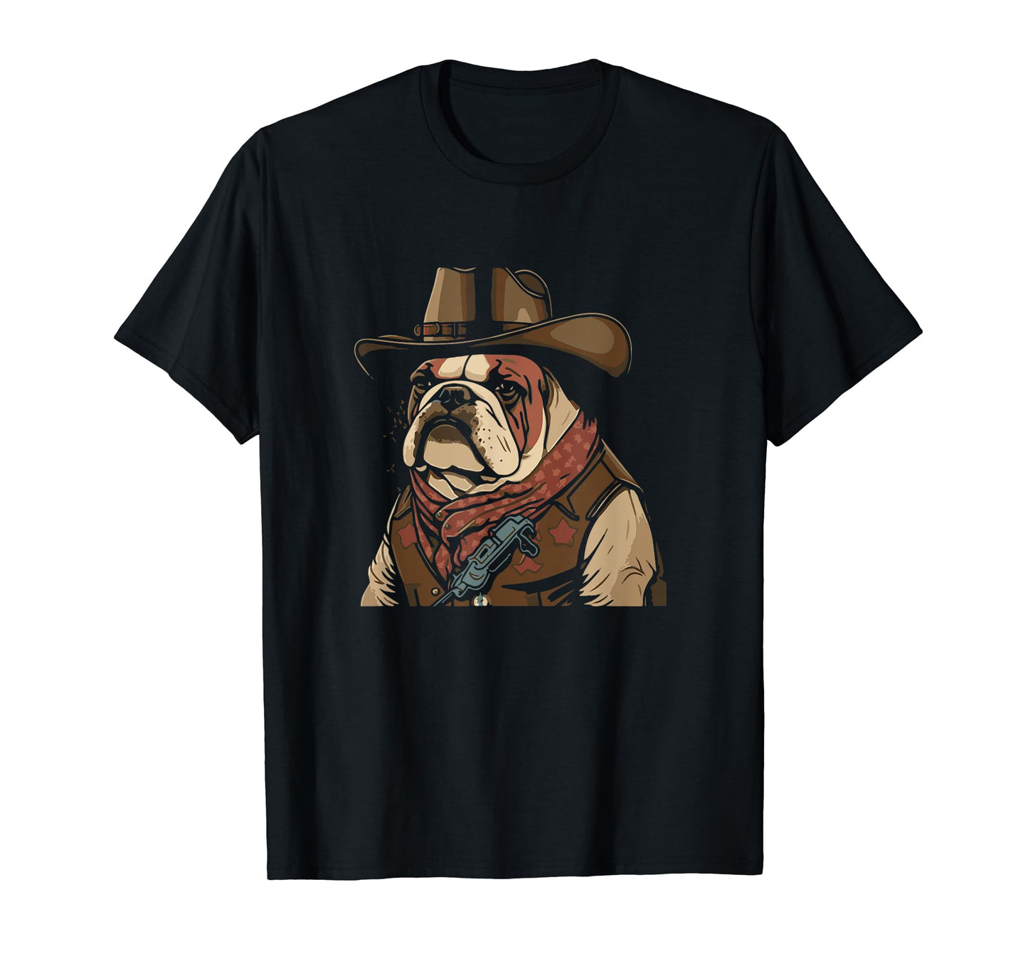 English Bulldog Funny Country Music T-Shirt - Aesthetic Graphic for Adults - T-Shirt, Sweatshirt, Hoodie