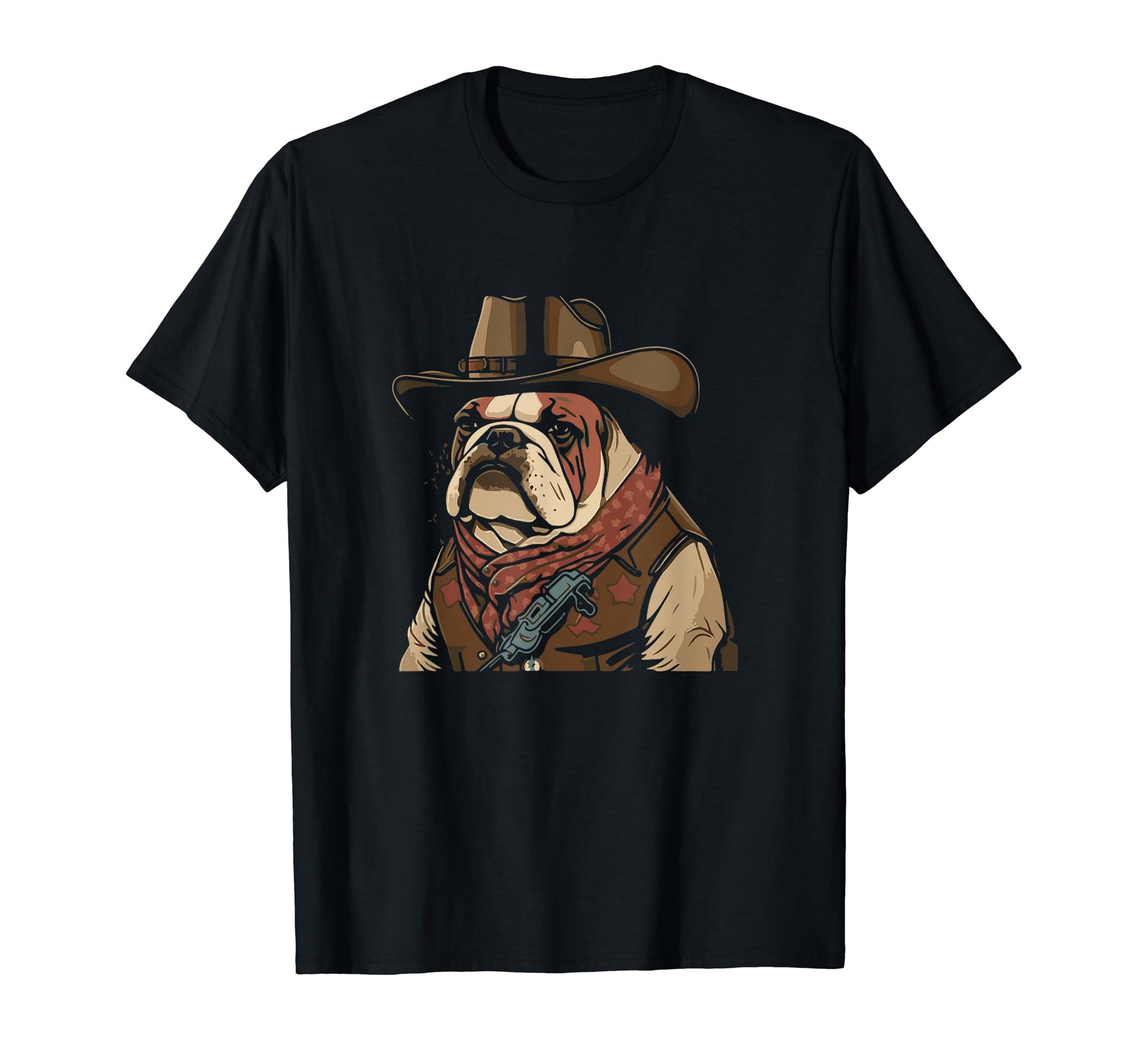 English Bulldog Funny Country Music T-Shirt - Aesthetic Graphic for Adults - T-Shirt, Sweatshirt, Hoodie