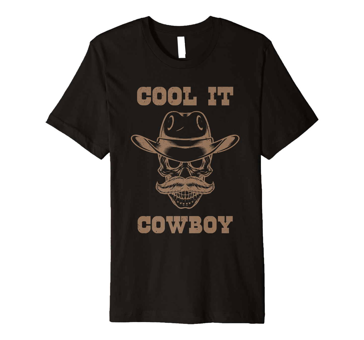 Funny It Cowboy Skull T-Shirt - Novelty Apparel Men Women - T-Shirt, Sweatshirt, Hoodie