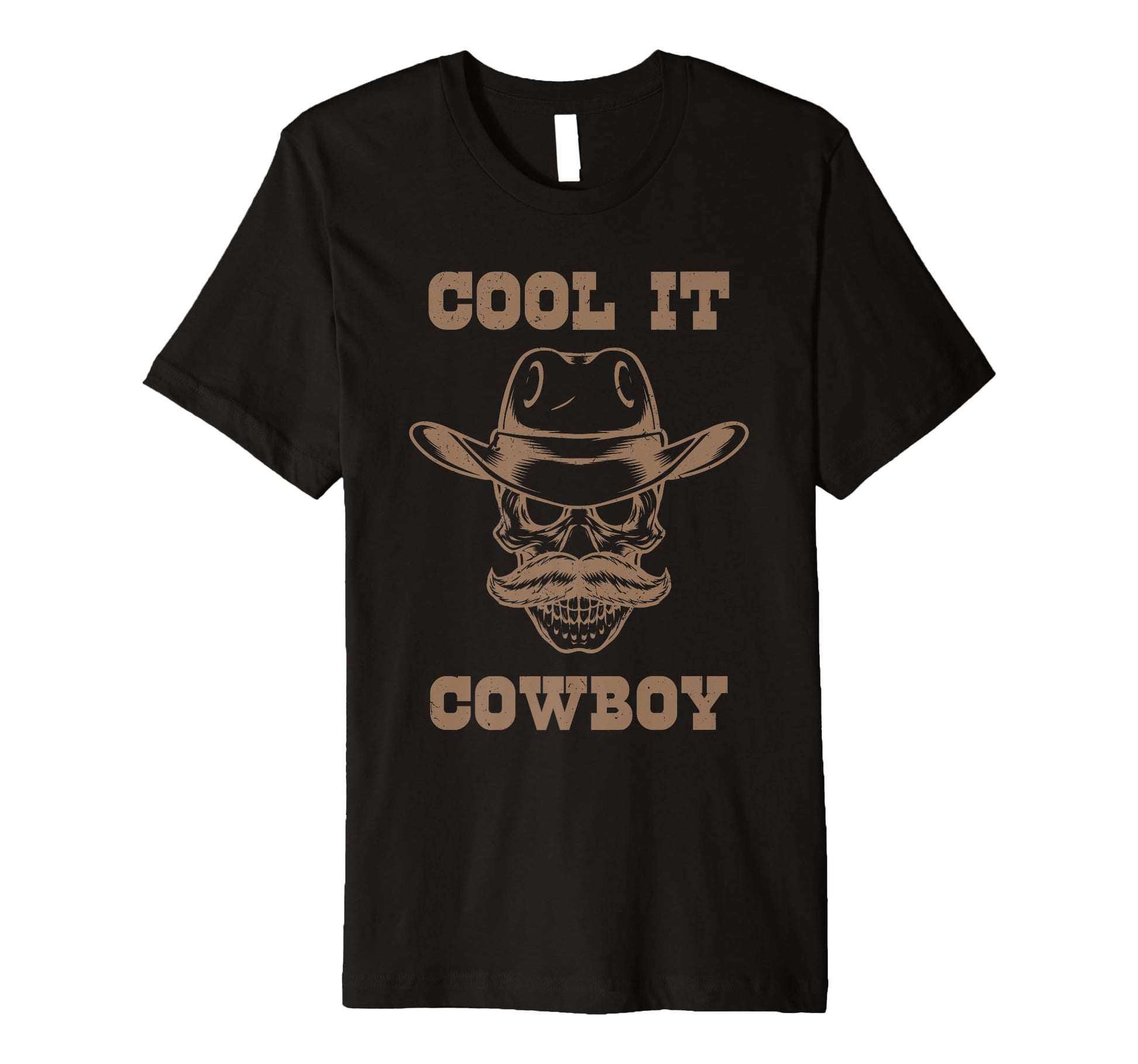 Funny It Cowboy Skull T-Shirt - Novelty Apparel Men Women - T-Shirt, Sweatshirt, Hoodie