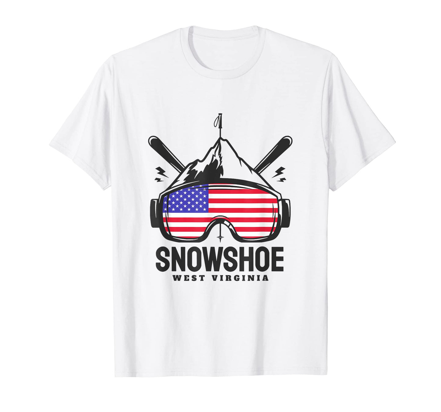 Snowshoe West Virginia Usa Ski T-Shirt - Aesthetic Graphic for Adults - T-Shirt, Sweatshirt, Hoodie