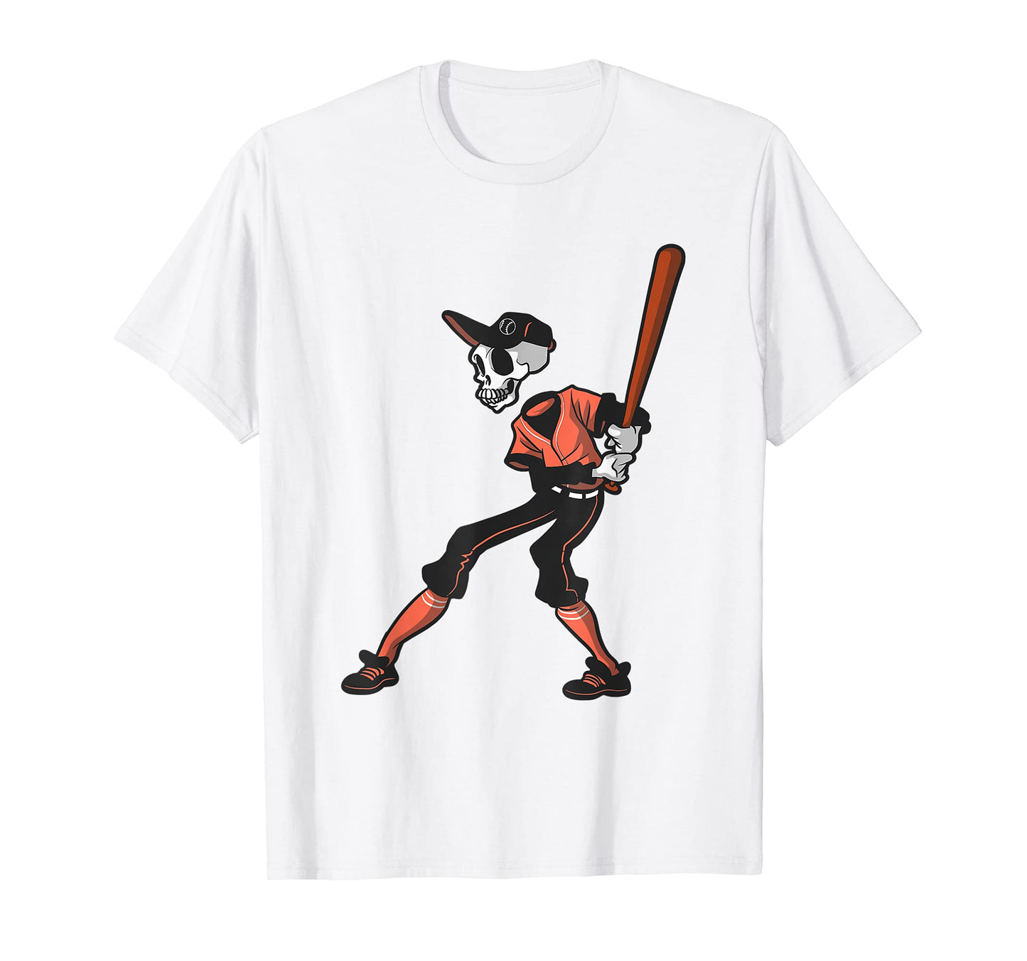 Skeleton Baseball Skull Baseball Player T-Shirt - Unique Graphic Men Women - T-Shirt, Sweatshirt, Hoodie