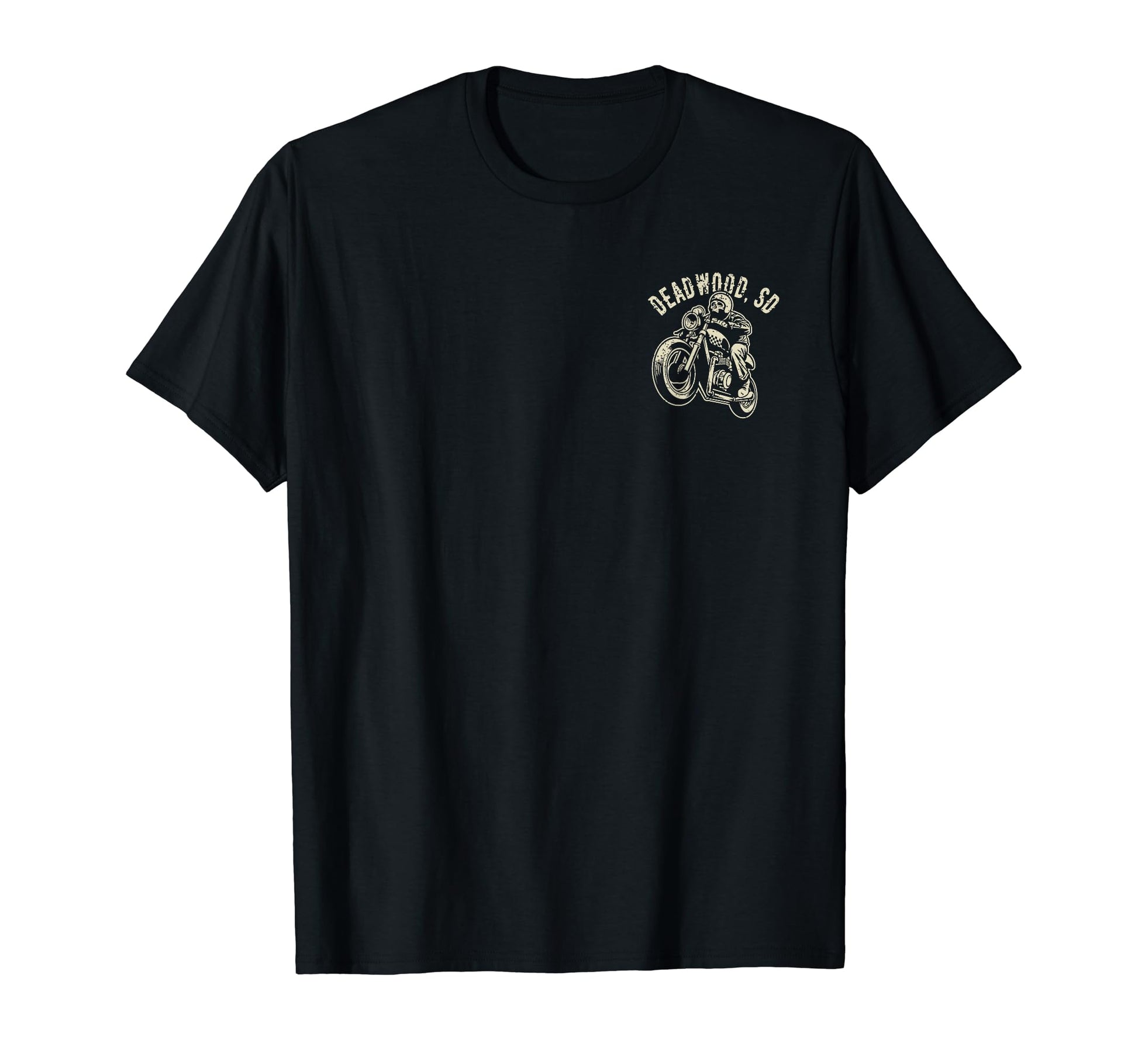 Deadwood South Dakota Motorcycle T-Shirt - Fun Novelty Design Men Women - T-Shirt, Sweatshirt, Hoodie