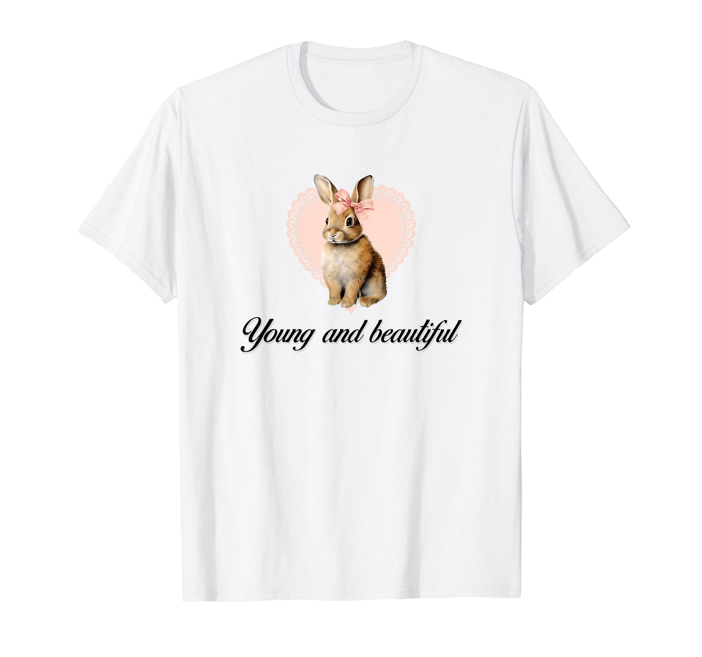So Real Bunny Coquette Girlcore Y2K T-Shirt - Graphic Print Unisex - T-Shirt, Sweatshirt, Hoodie
