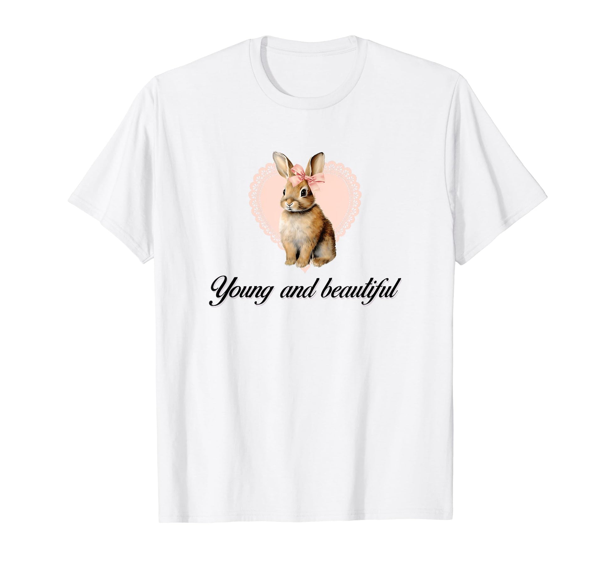 So Real Bunny Coquette Girlcore Y2K T-Shirt - Graphic Print Unisex - T-Shirt, Sweatshirt, Hoodie