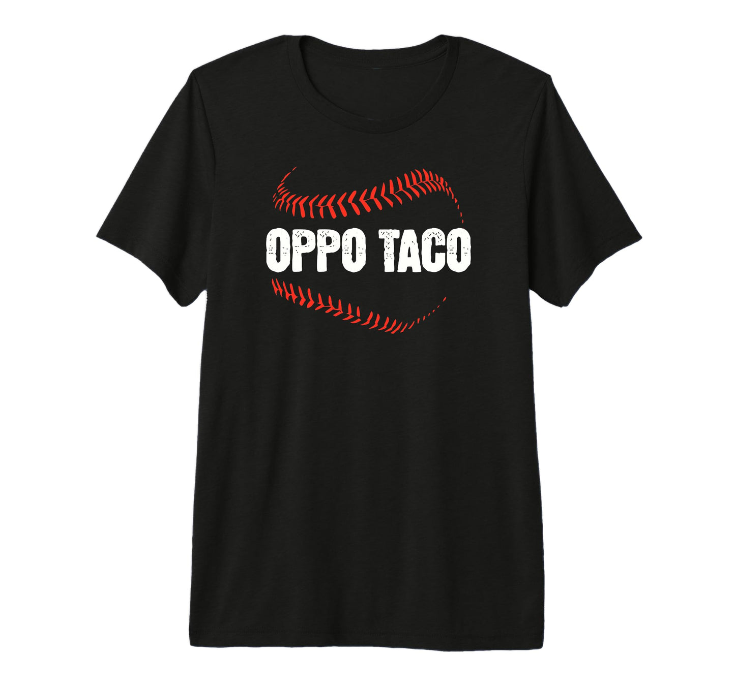 Funny Baseball Oppo Taco Home Run Tri T-Shirt - Custom Art Print Men Women - T-Shirt, Sweatshirt, Hoodie