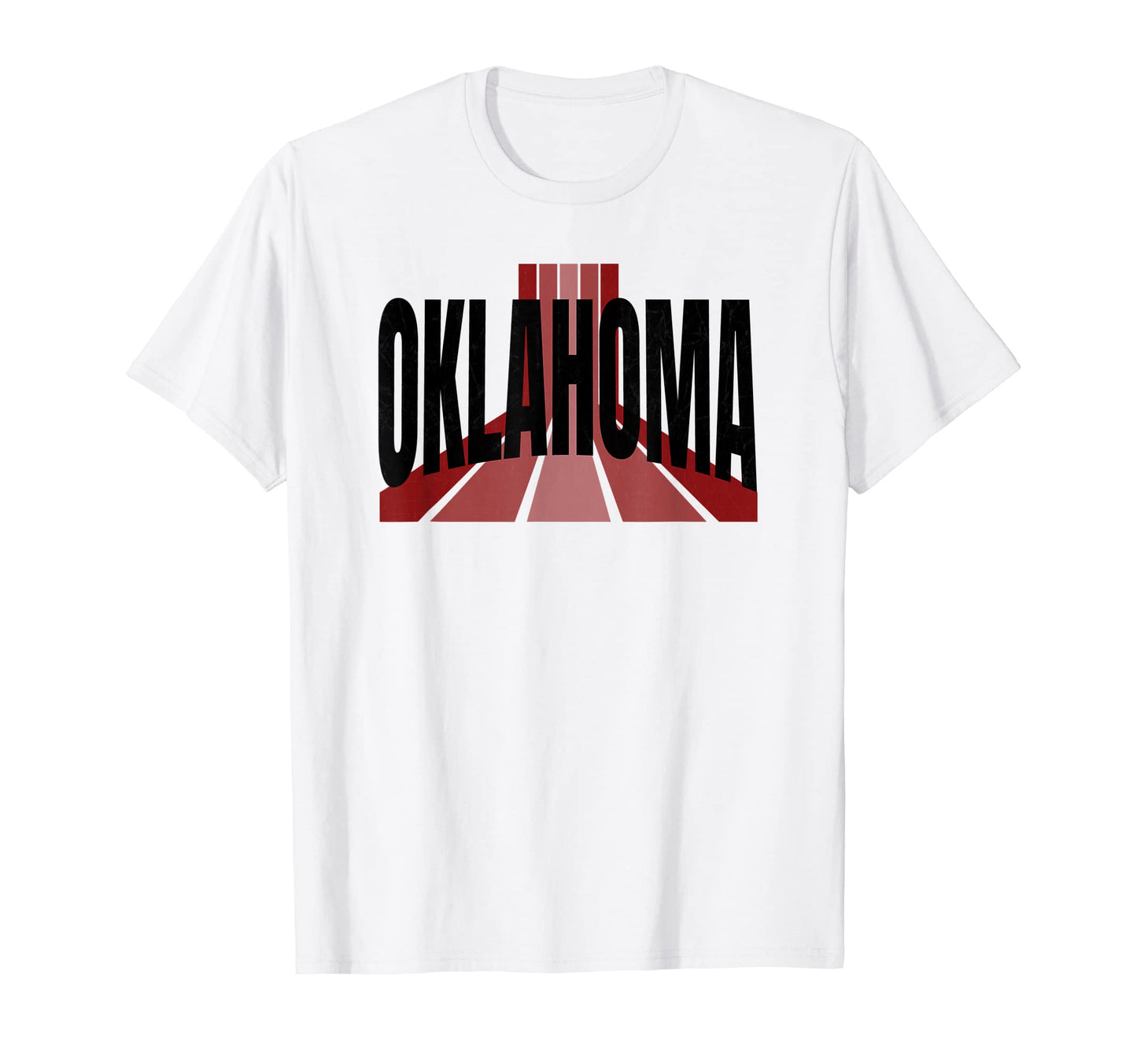 Oklahoma Red White Oklahoma T-Shirt - Fun Novelty Design for Adults - T-Shirt, Sweatshirt, Hoodie