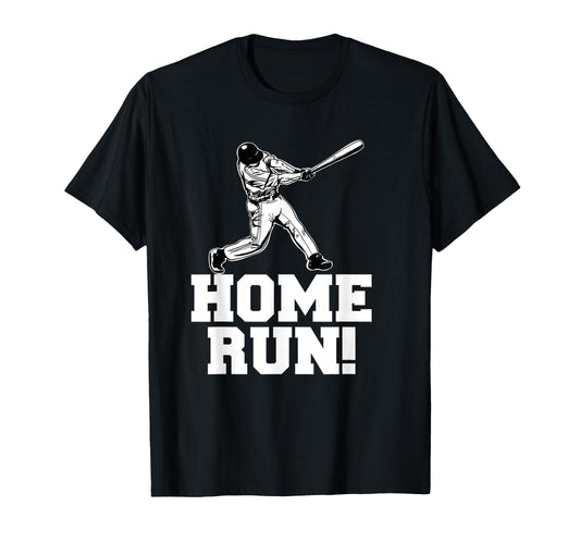Baseball Home Run T-Shirt - Trendy Graphic Men Women - T-Shirt, Sweatshirt, Hoodie