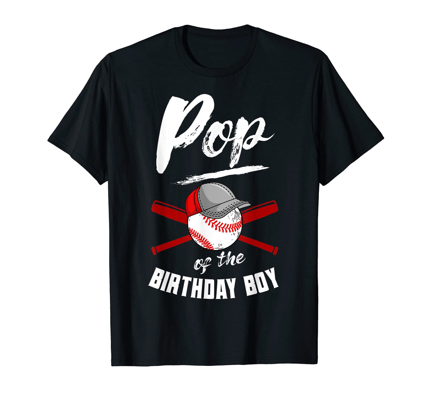 Pop Birthday Baseball Bday Party Celebration T-Shirt - Graphic Print Unisex - T-Shirt, Sweatshirt, Hoodie