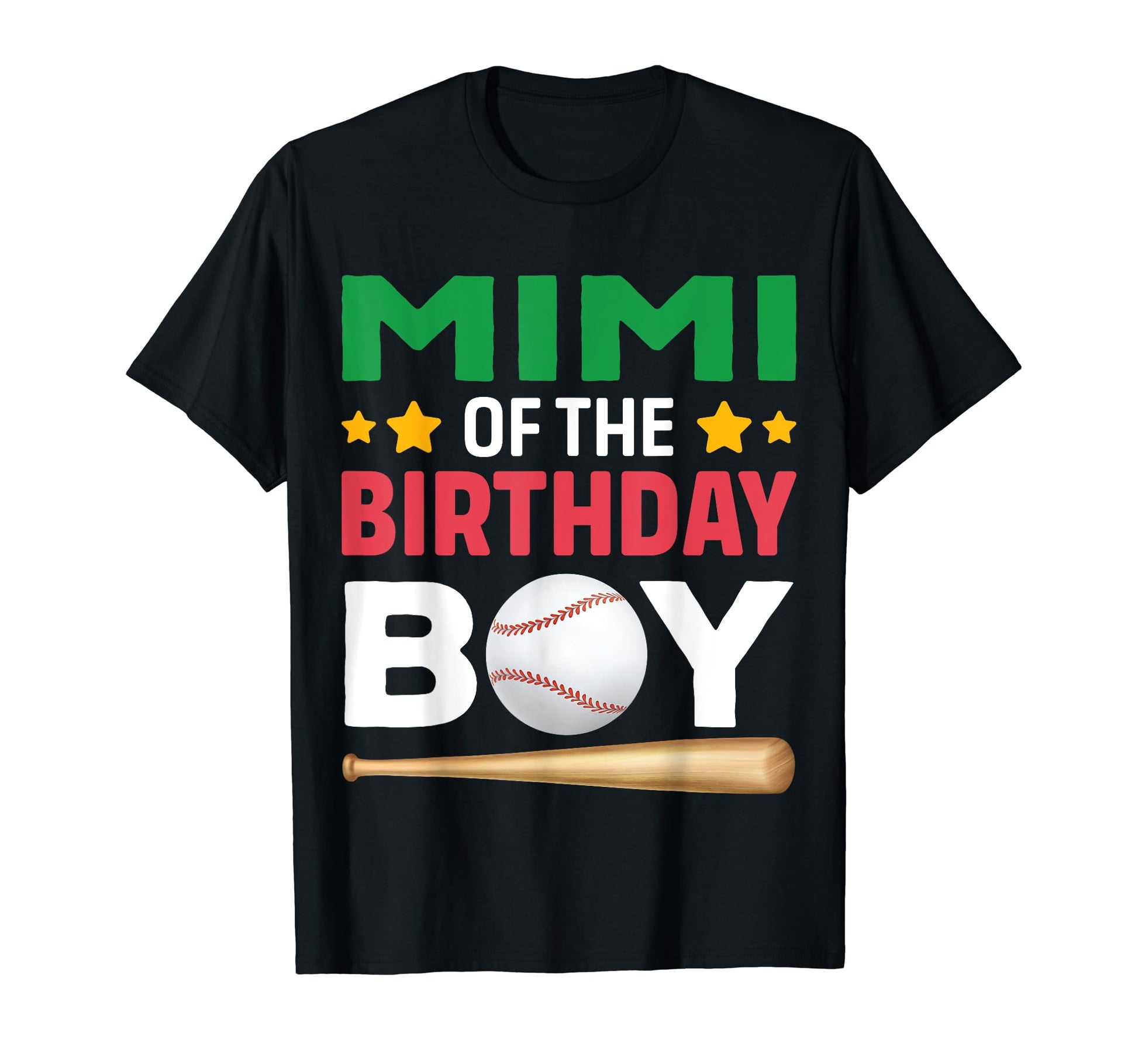 Mimi Birthday Baseball Bday Party T-Shirt - Minimalist Print Men Women - T-Shirt, Sweatshirt, Hoodie