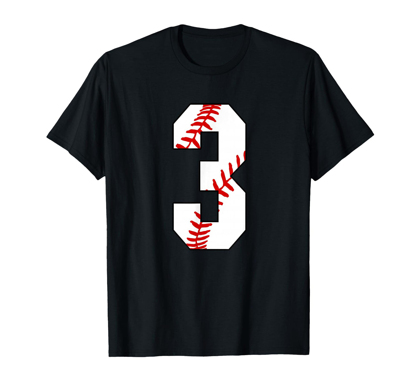 3 Baseball Laces 3Rd Birthday Three T-Shirt - Aesthetic Graphic Unisex - T-Shirt, Sweatshirt, Hoodie