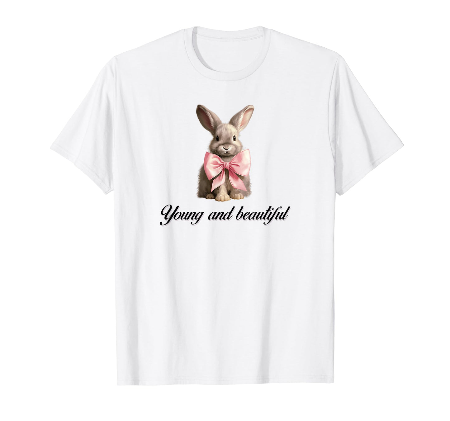 So Real Bunny Coquette Girlcore Y2K T-Shirt - Trendy Graphic for Adults - T-Shirt, Sweatshirt, Hoodie
