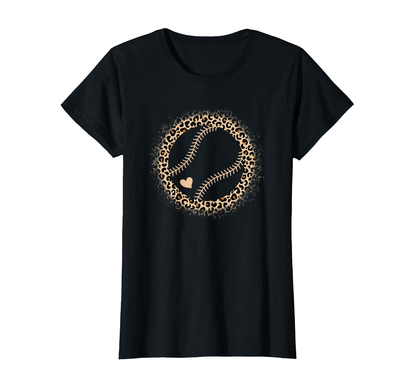 Softball Leopard Softball Player T-Shirt - Graphic Print for Adults - T-Shirt, Sweatshirt, Hoodie