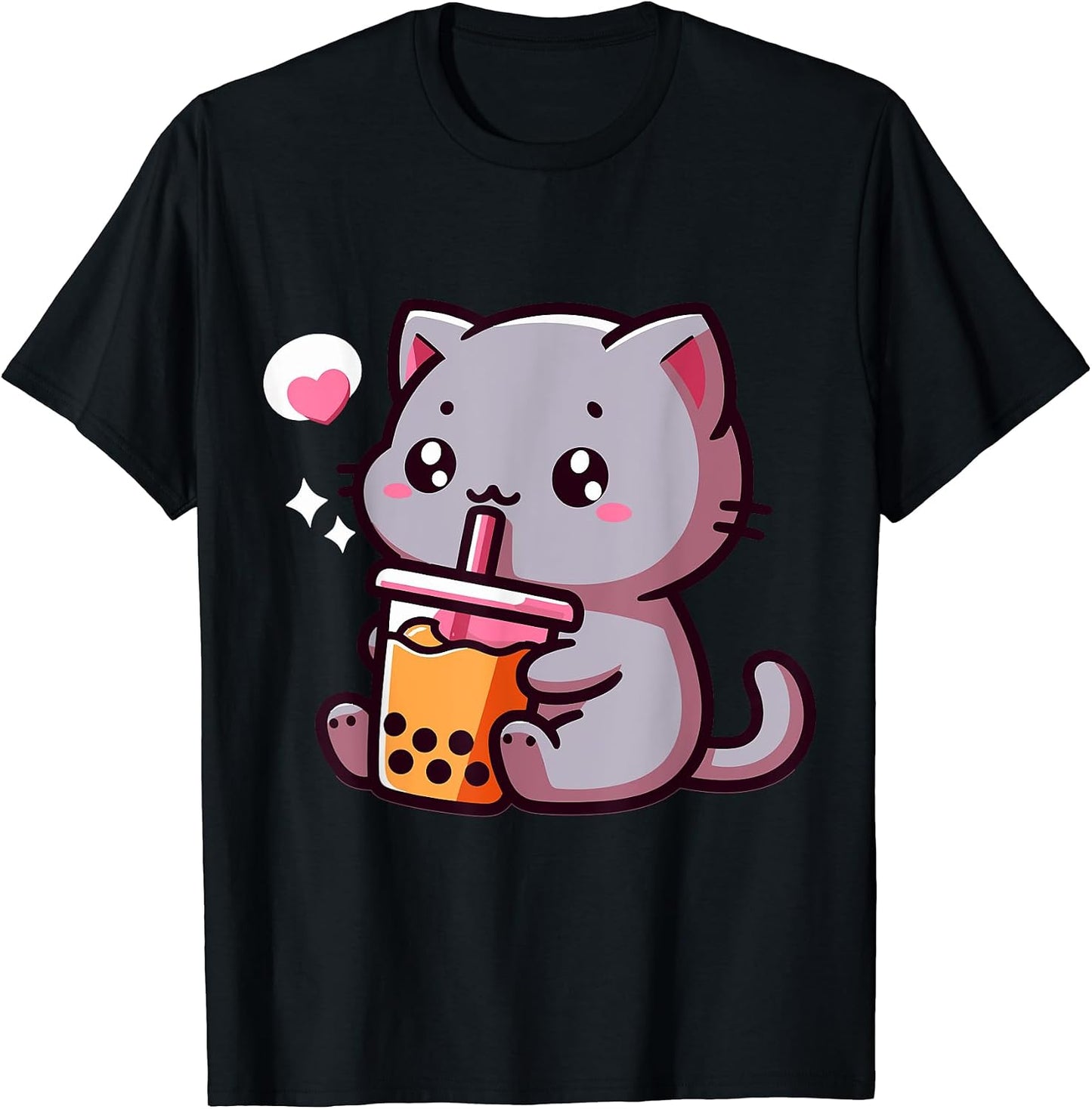 Kawaii Lovely Cat Gifts - Adult & Kids T-Shirts, Sweatshirts & Hoodies apparel design preview 1