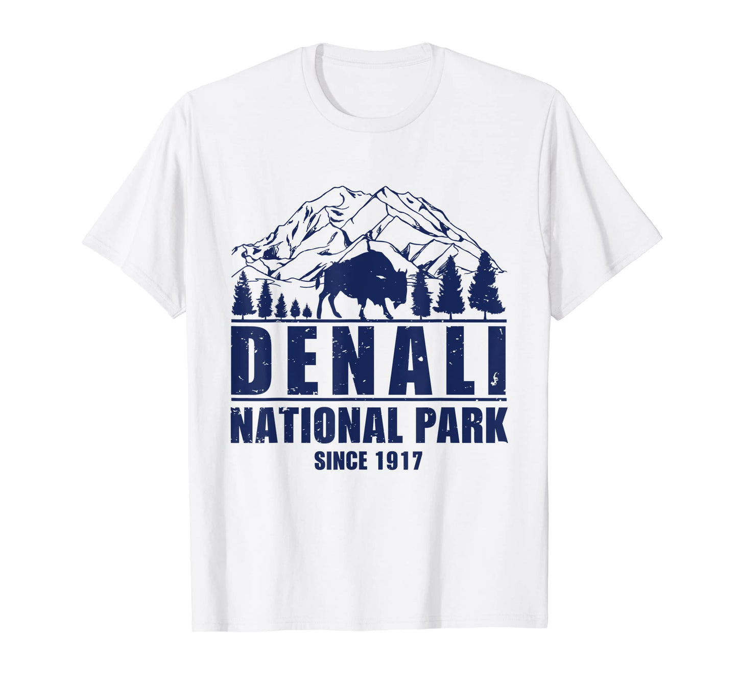 Denali National Park 1917 Alaska T-Shirt - Streetwear Style for Adults - T-Shirt, Sweatshirt, Hoodie