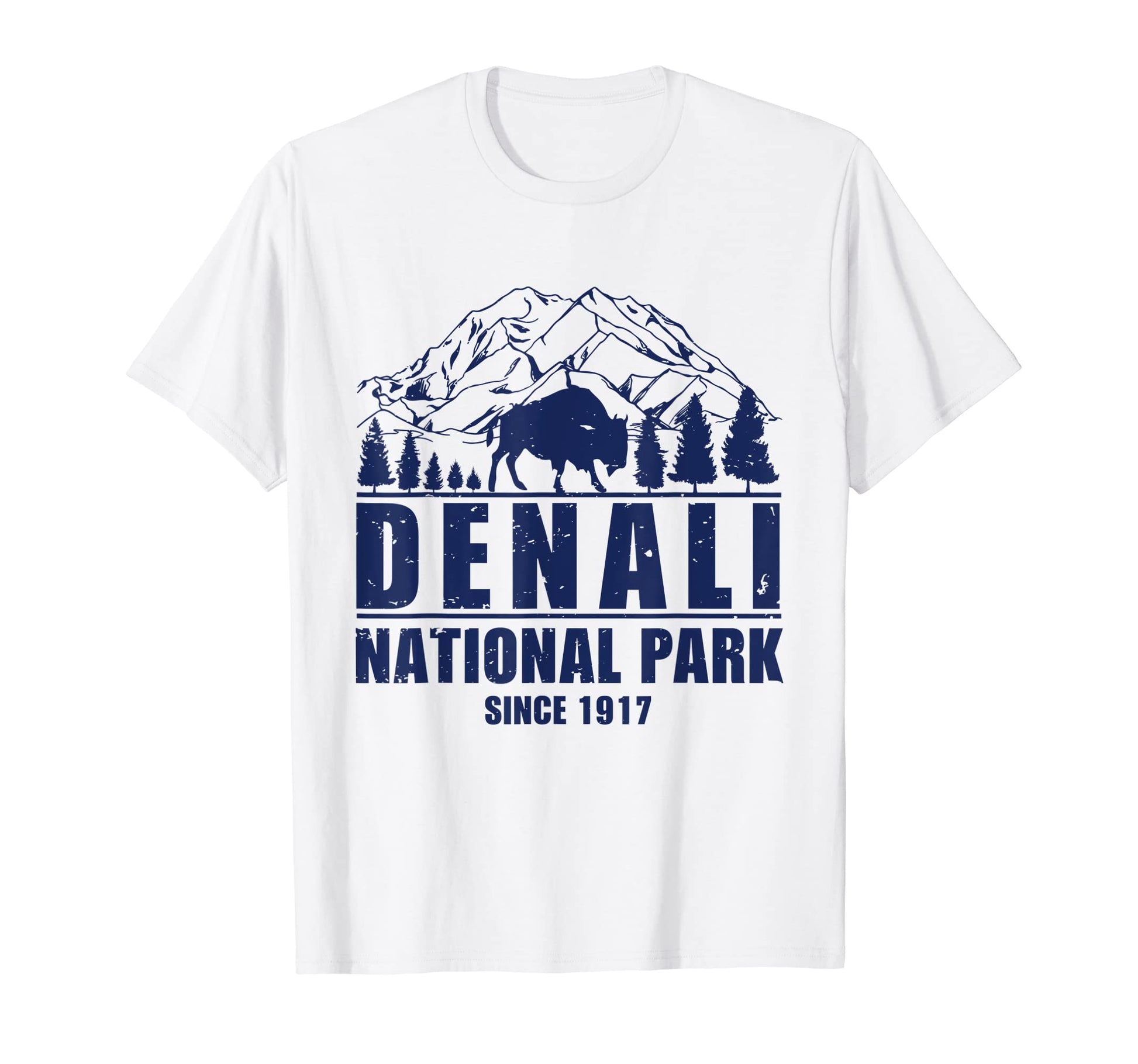 Denali National Park 1917 Alaska T-Shirt - Streetwear Style for Adults - T-Shirt, Sweatshirt, Hoodie