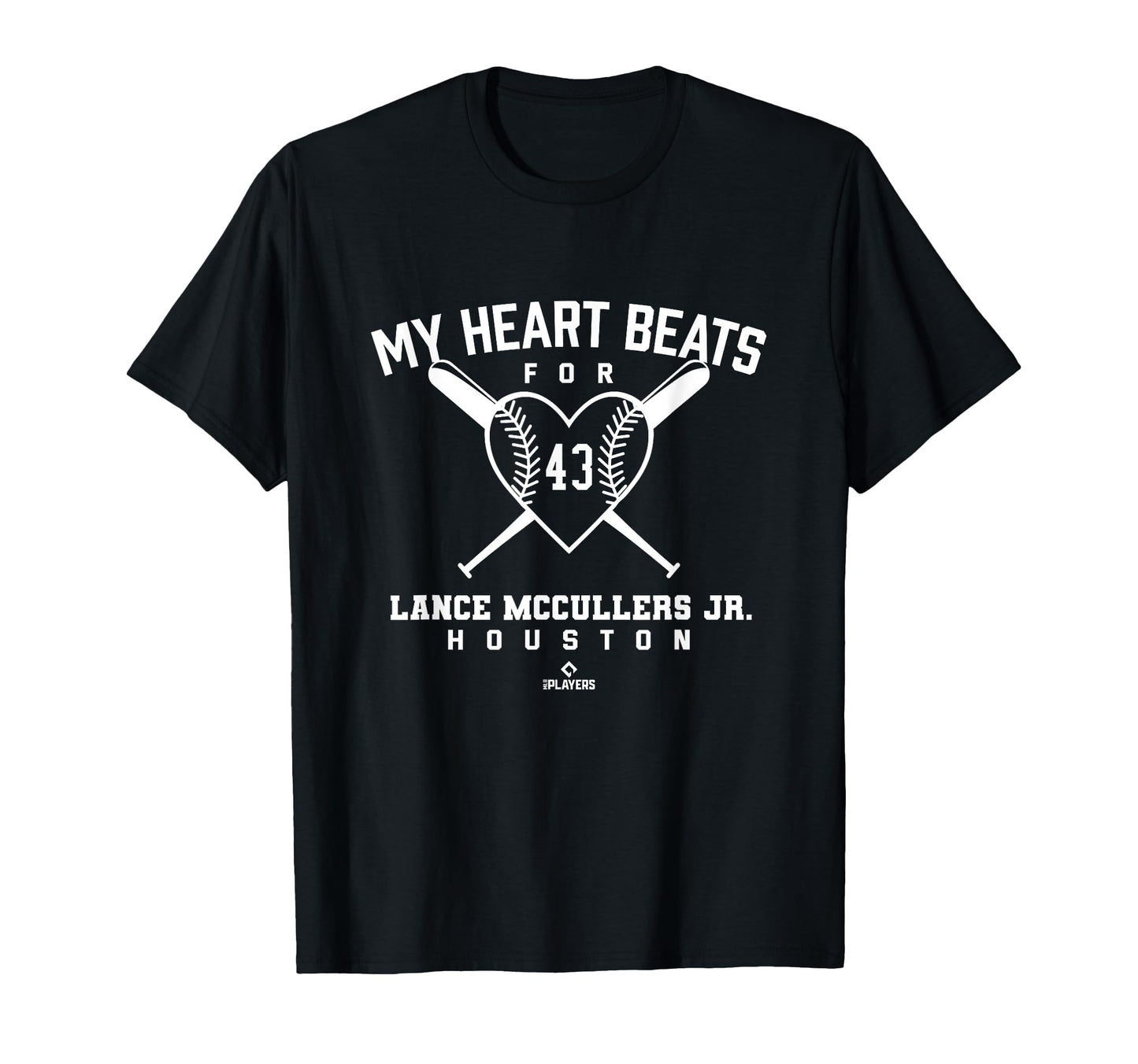 My Heart Beats Lance Mccullers T-Shirt - Casual Everyday Wear for Adults - T-Shirt, Sweatshirt, Hoodie