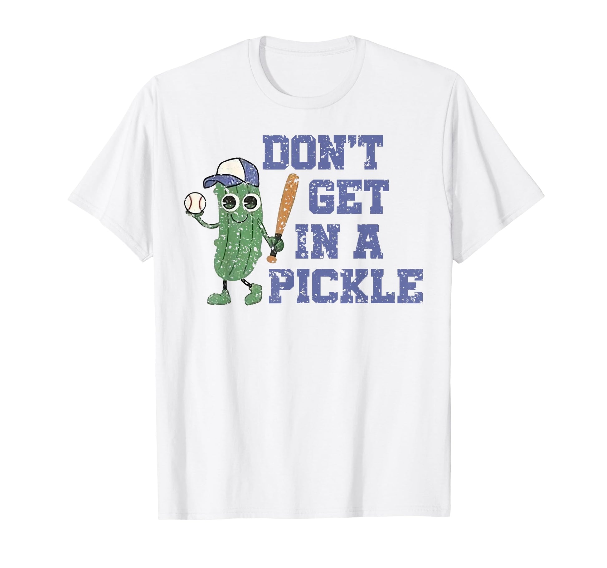 Funny Baseball Dont Get Pickle T-Shirt - Minimalist Print for Adults - T-Shirt, Sweatshirt, Hoodie