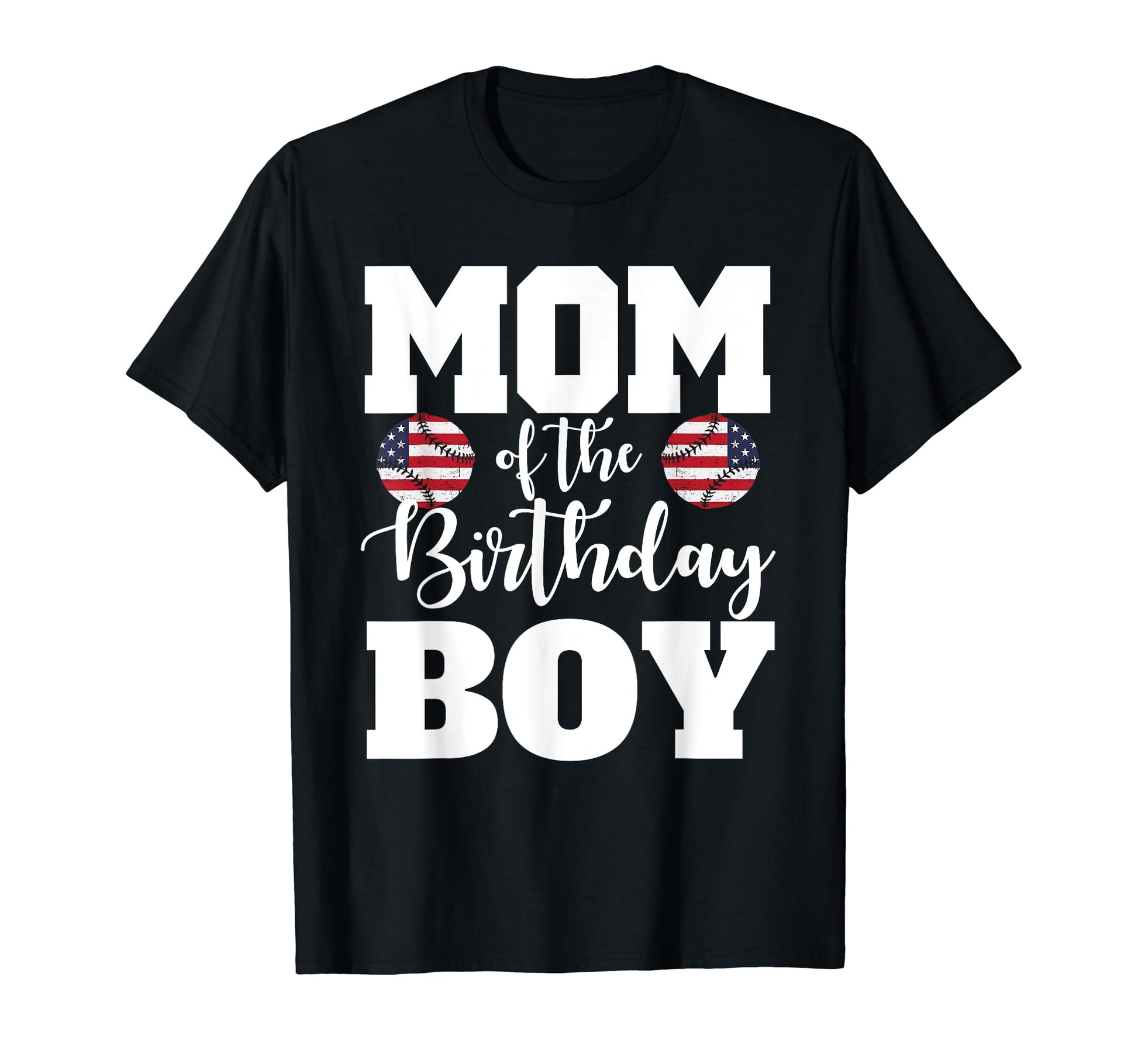 Mom Birthday Baseball Lover Bday Party T-Shirt - Novelty Apparel Unisex - T-Shirt, Sweatshirt, Hoodie