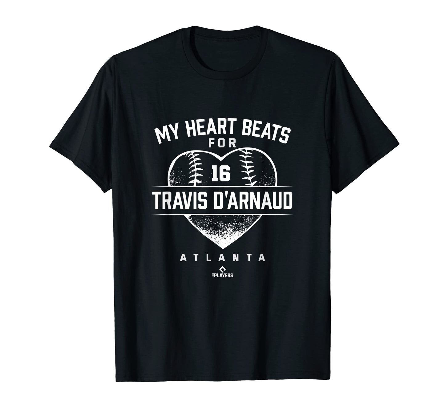 My Heart Beats Travis D Arnaud Atlanta T-Shirt - Unique Graphic Unisex - T-Shirt, Sweatshirt, Hoodie