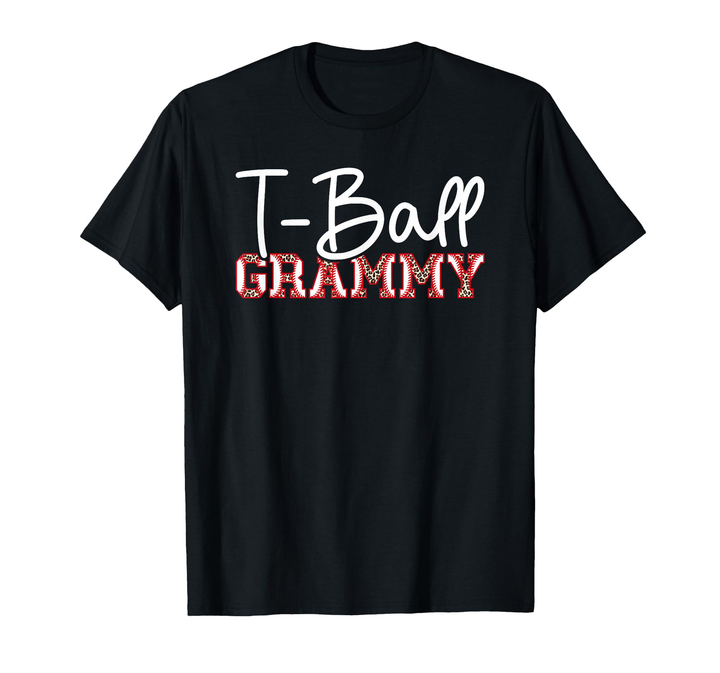 T Ball Grammy Leopard Baseball T Ball T-Shirt - Custom Art Print Men Women - T-Shirt, Sweatshirt, Hoodie