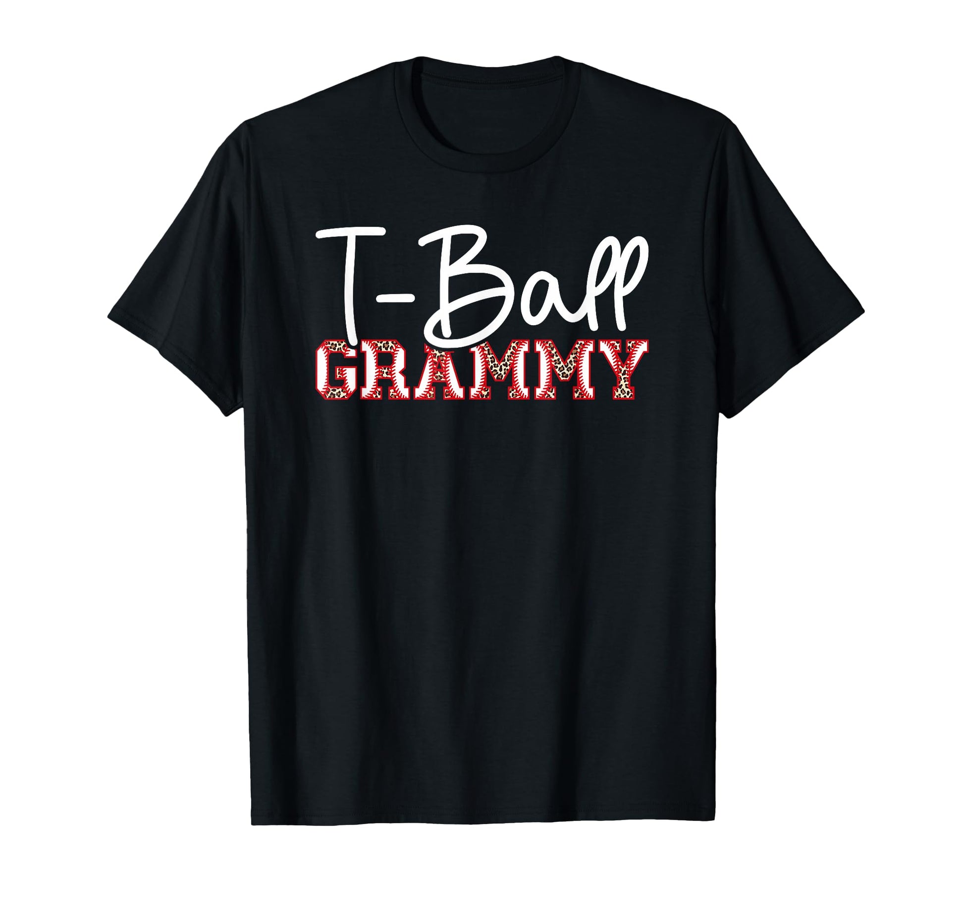 T Ball Grammy Leopard Baseball T Ball T-Shirt - Custom Art Print Men Women - T-Shirt, Sweatshirt, Hoodie