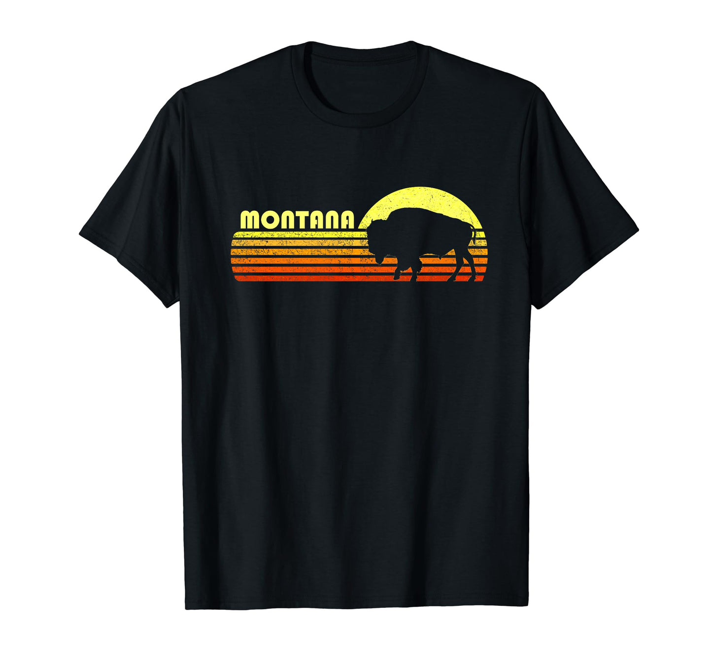 Montana American Buffalo National T-Shirt - Aesthetic Graphic Men Women - T-Shirt, Sweatshirt, Hoodie
