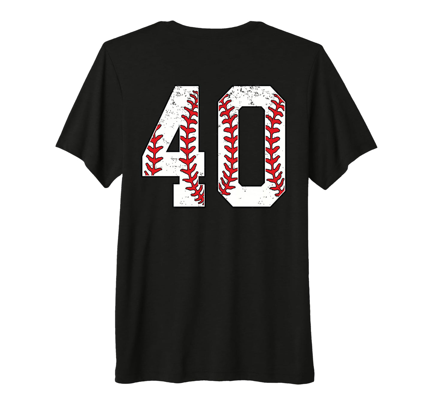 Number 40 Baseball Jersey Number 40 T-Shirt - Novelty Apparel Men Women - T-Shirt, Sweatshirt, Hoodie