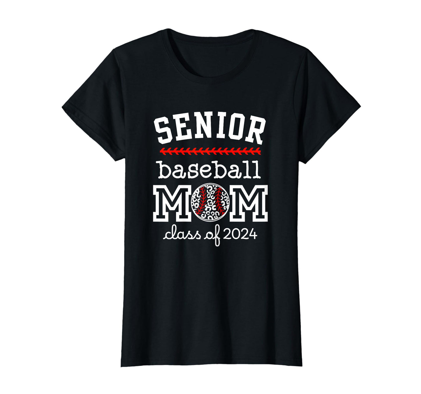 Proud Senior Mom Baseball Class 2024 Gift T-Shirt - Unique Graphic Unisex - T-Shirt, Sweatshirt, Hoodie