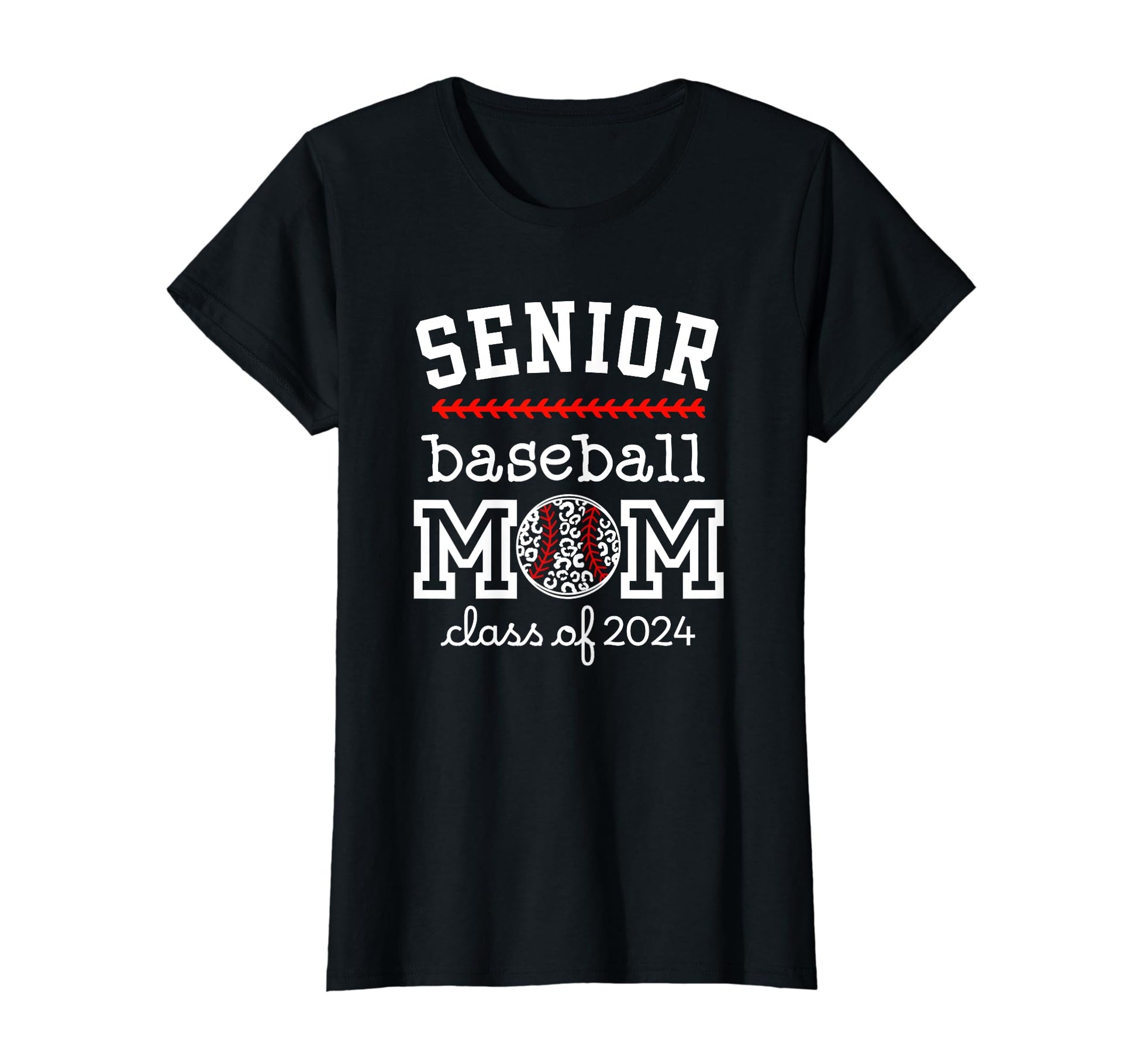 Proud Senior Mom Baseball Class 2024 Gift T-Shirt - Unique Graphic Unisex - T-Shirt, Sweatshirt, Hoodie