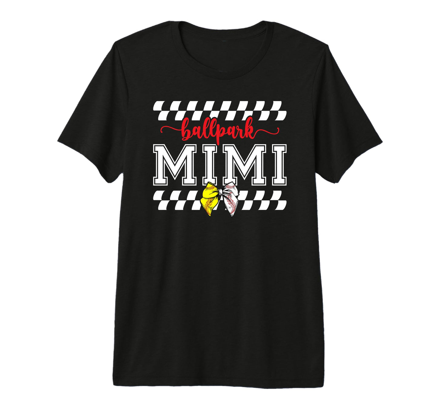Ballpark Mimi Softball Baseball Mimi T-Shirt - Unique Graphic Men Women - T-Shirt, Sweatshirt, Hoodie