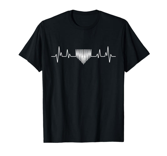 Baseball Heartbeat Home Plate T-Shirt - Aesthetic Graphic Men Women - T-Shirt, Sweatshirt, Hoodie