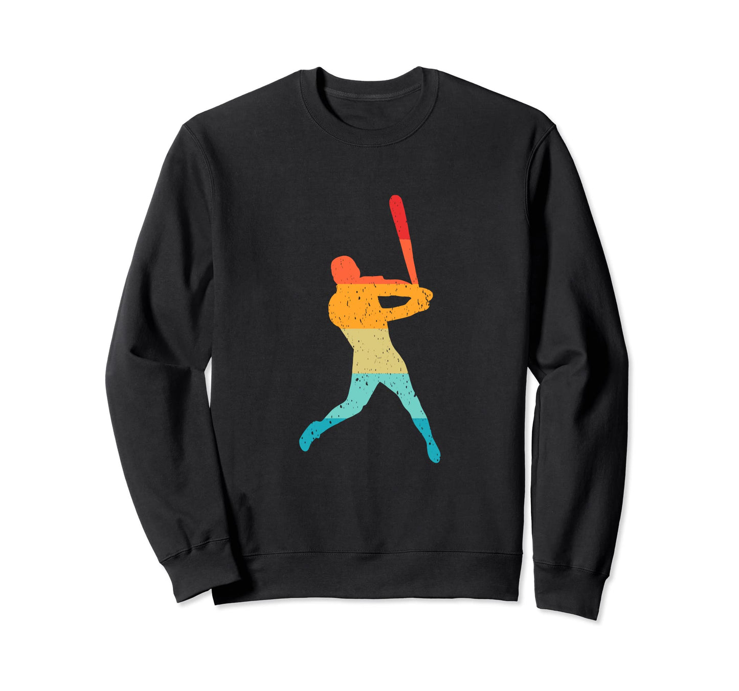 Baseball Player Silhouette Sweatshirt - Novelty Apparel for Adults - T-Shirt, Sweatshirt, Hoodie