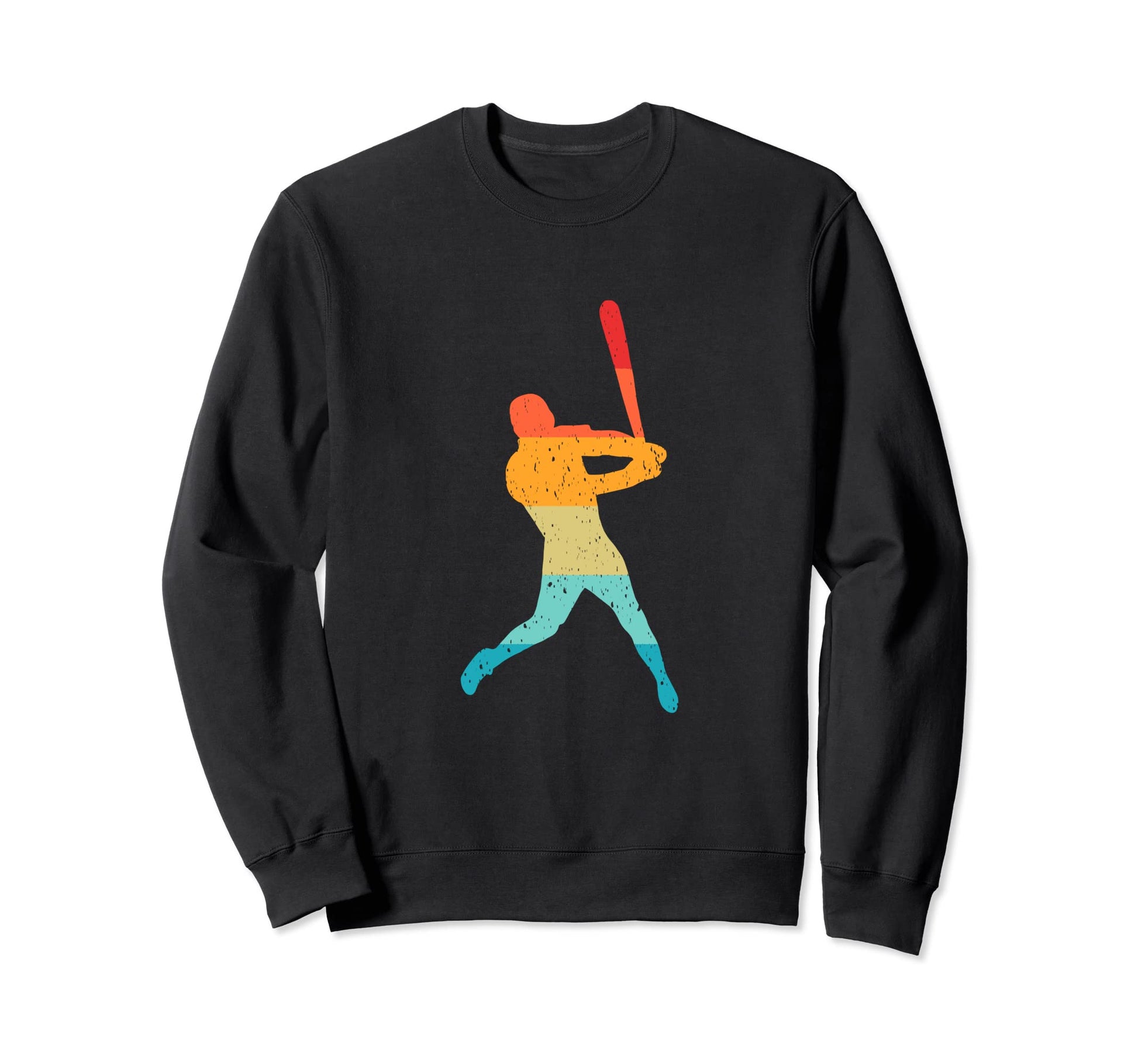 Baseball Player Silhouette Sweatshirt - Novelty Apparel for Adults - T-Shirt, Sweatshirt, Hoodie