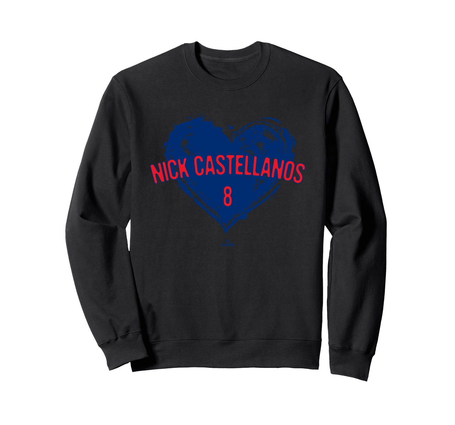 Distressed Heart Nick Castellanos Sweatshirt - Graphic Print Men Women - T-Shirt, Sweatshirt, Hoodie