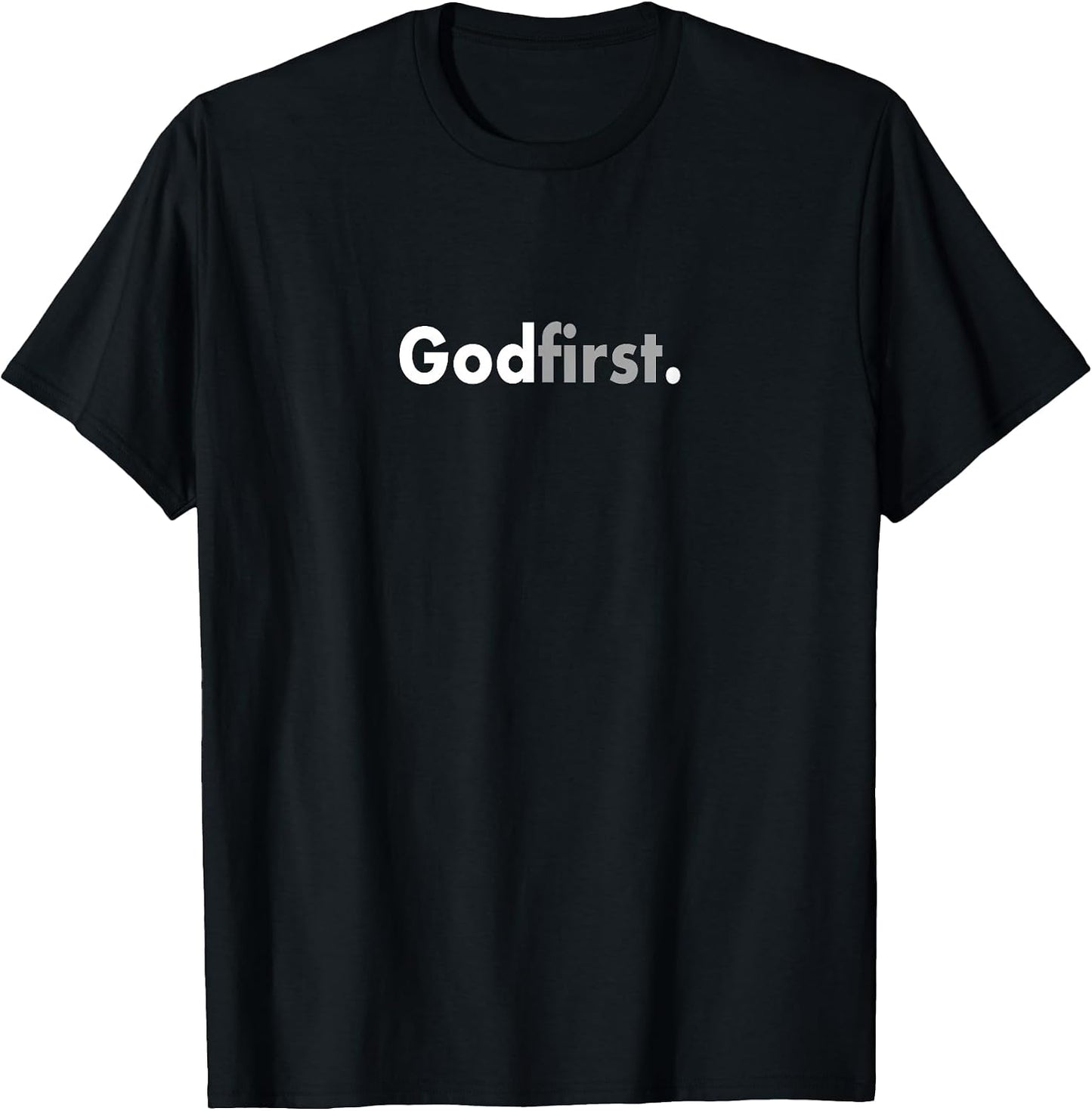 Simple Minimalist God First Christian Gift Apparel - Adult & Kids T-Shirts, Sweatshirts & Hoodies apparel design preview 1