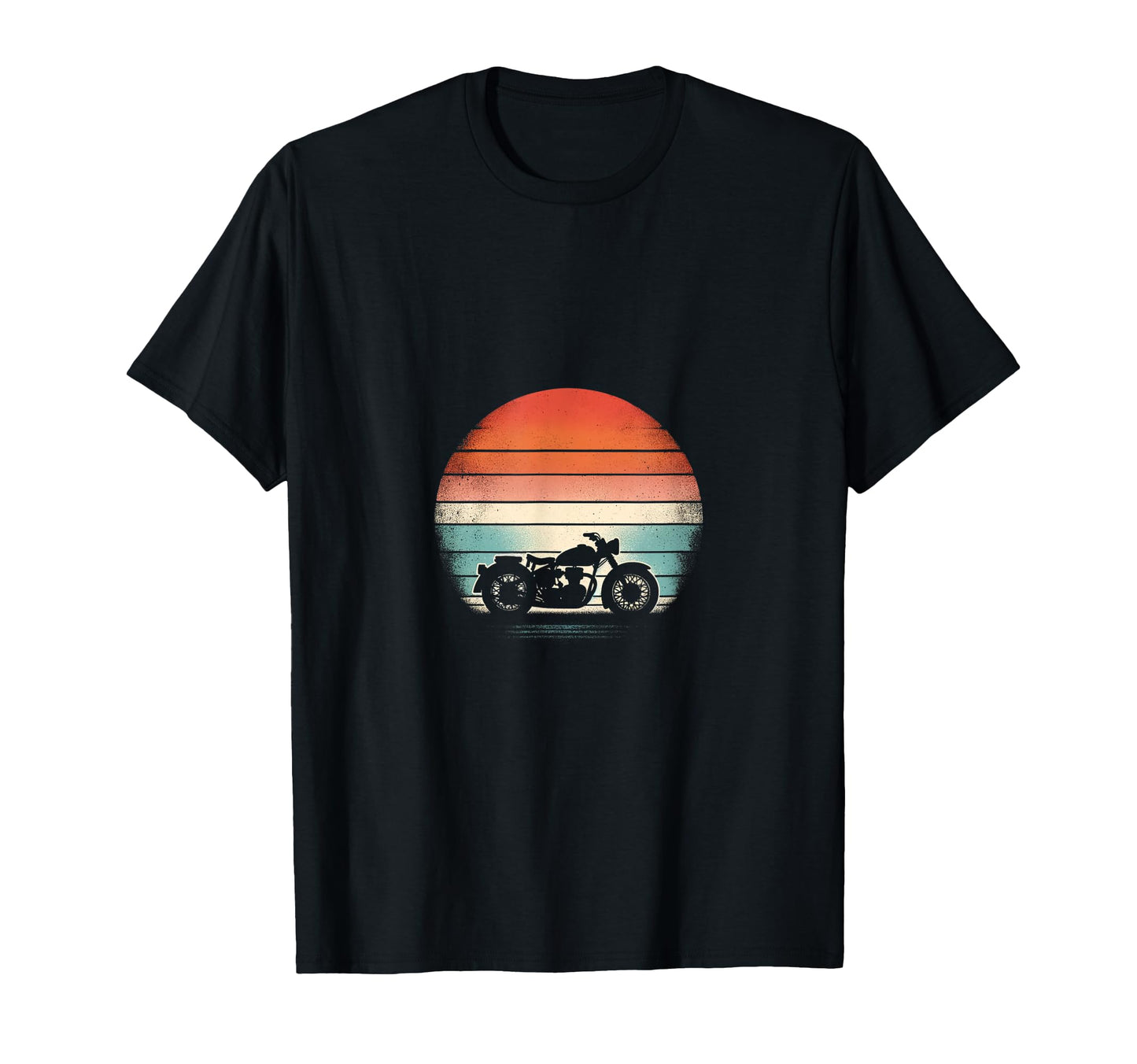 Motorcycle Sunset T-Shirt - Minimalist Print Men Women - T-Shirt, Sweatshirt, Hoodie