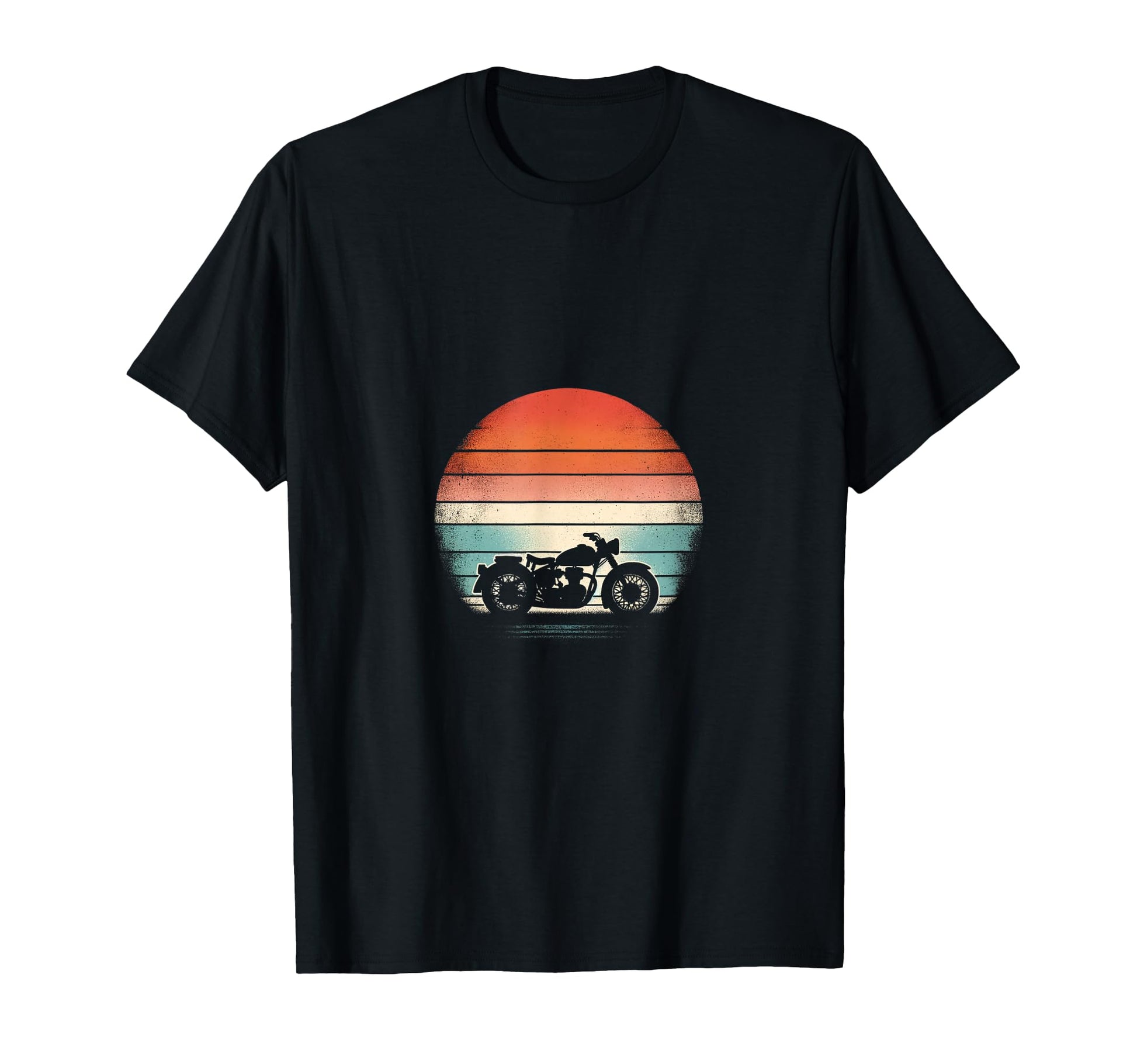 Motorcycle Sunset T-Shirt - Minimalist Print Men Women - T-Shirt, Sweatshirt, Hoodie