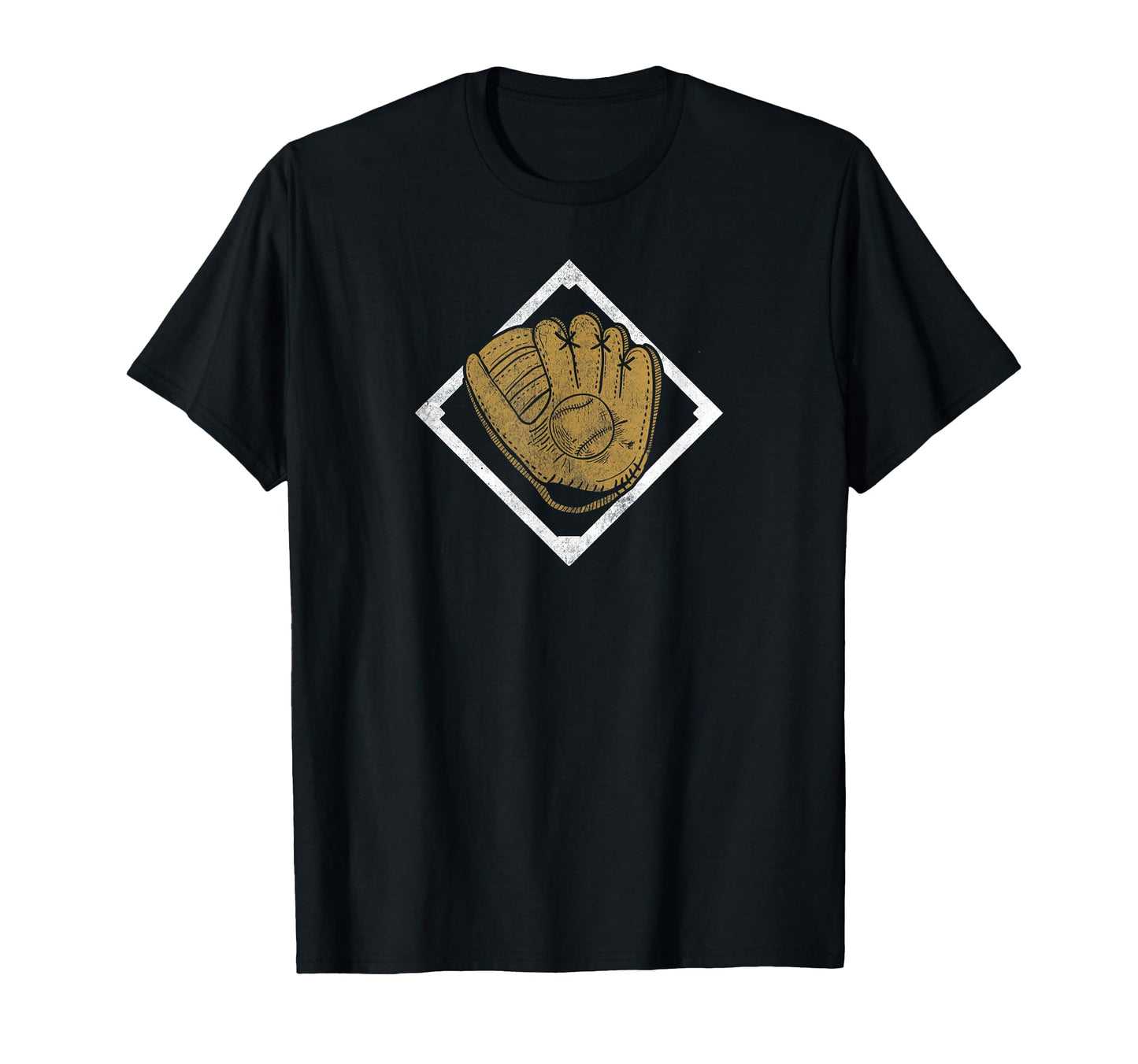 Baseball Gold Glove T-Shirt - Aesthetic Graphic for Adults - T-Shirt, Sweatshirt, Hoodie