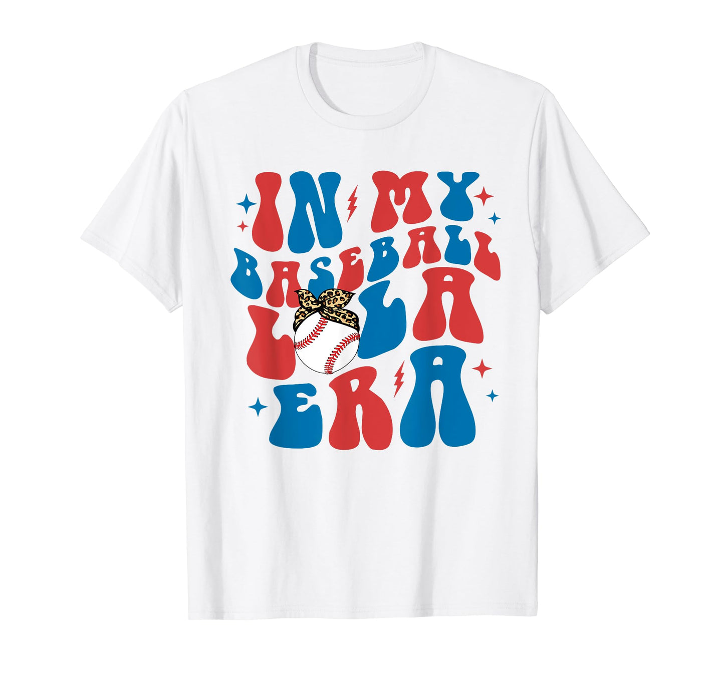My Baseball Lola Era Groovy Mothers T-Shirt - Custom Art Print for Adults - T-Shirt, Sweatshirt, Hoodie