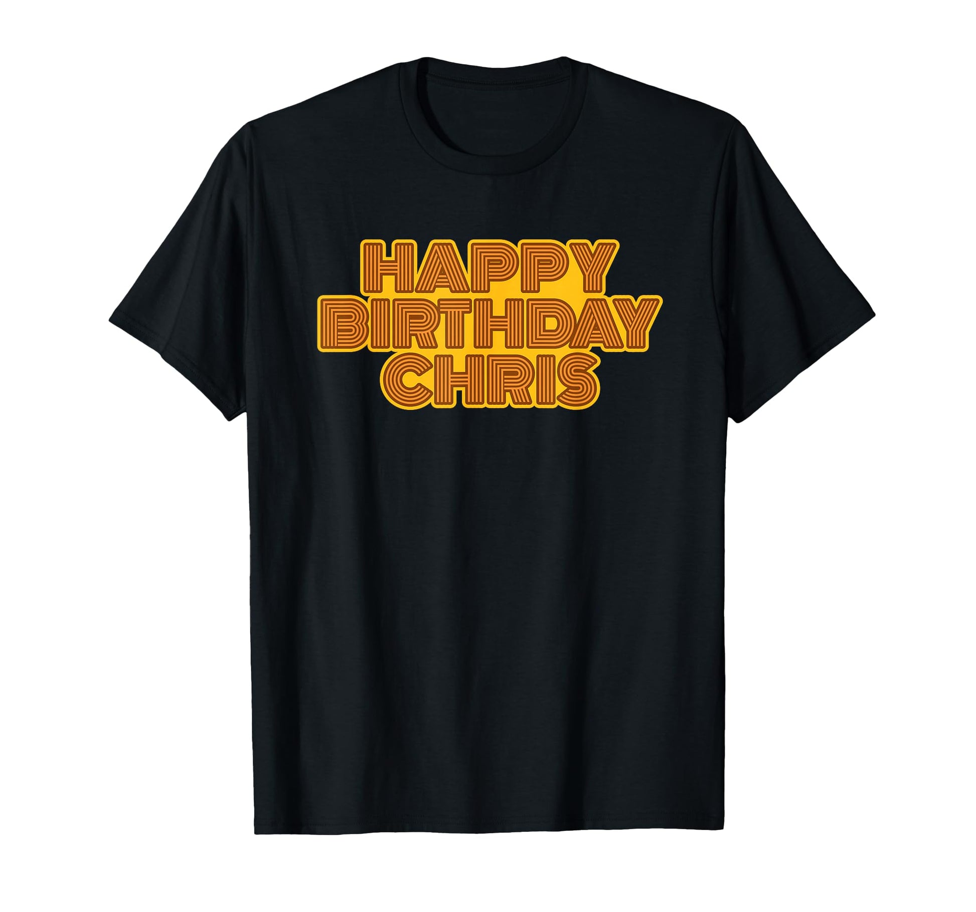 Happy Birthday Chris Personalized Name T-Shirt - Trendy Graphic Men Women - T-Shirt, Sweatshirt, Hoodie