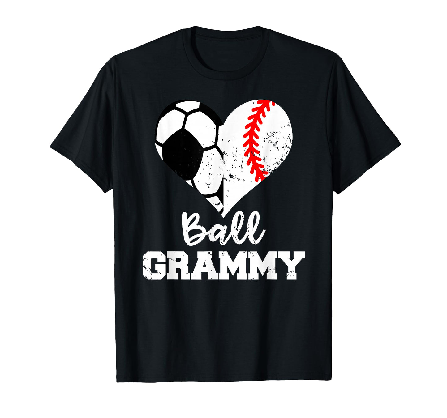 Ball Grammy Heart Funny Soccer T-Shirt - Unique Graphic for Adults - T-Shirt, Sweatshirt, Hoodie
