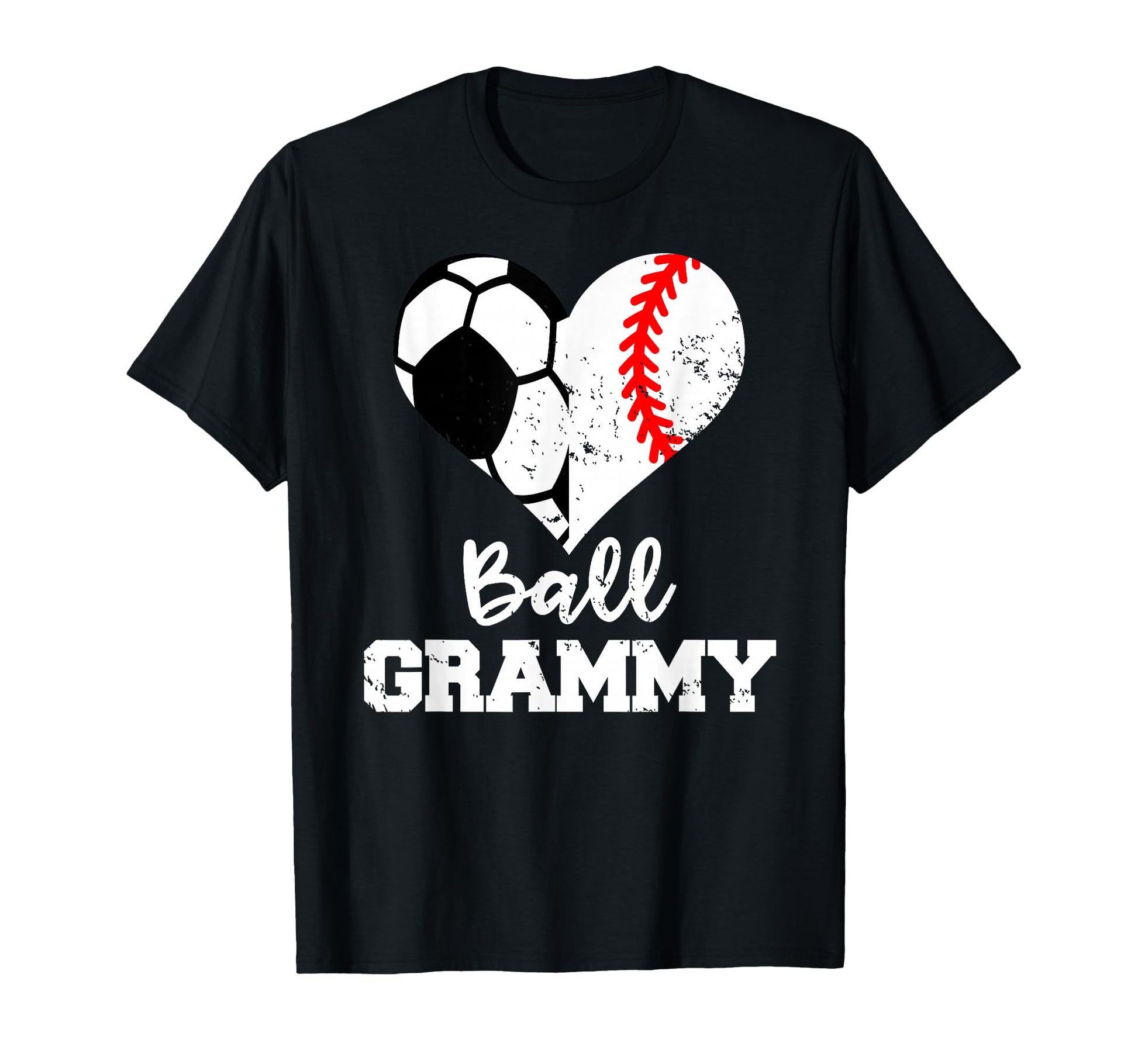 Ball Grammy Heart Funny Soccer T-Shirt - Unique Graphic for Adults - T-Shirt, Sweatshirt, Hoodie