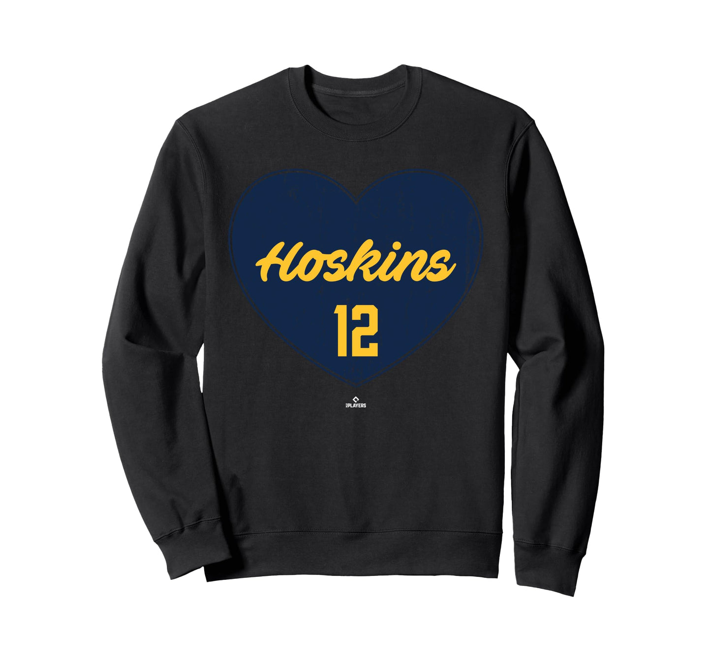 Distressed Heart Rhys Hoskins Sweatshirt - Graphic Print Men Women - T-Shirt, Sweatshirt, Hoodie