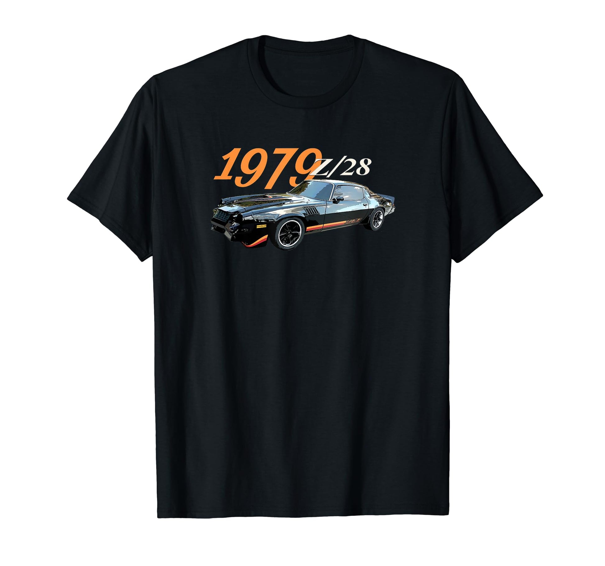 Cars Black 1979 Z 28 American T-Shirt - Casual Everyday Wear for Adults - T-Shirt, Sweatshirt, Hoodie