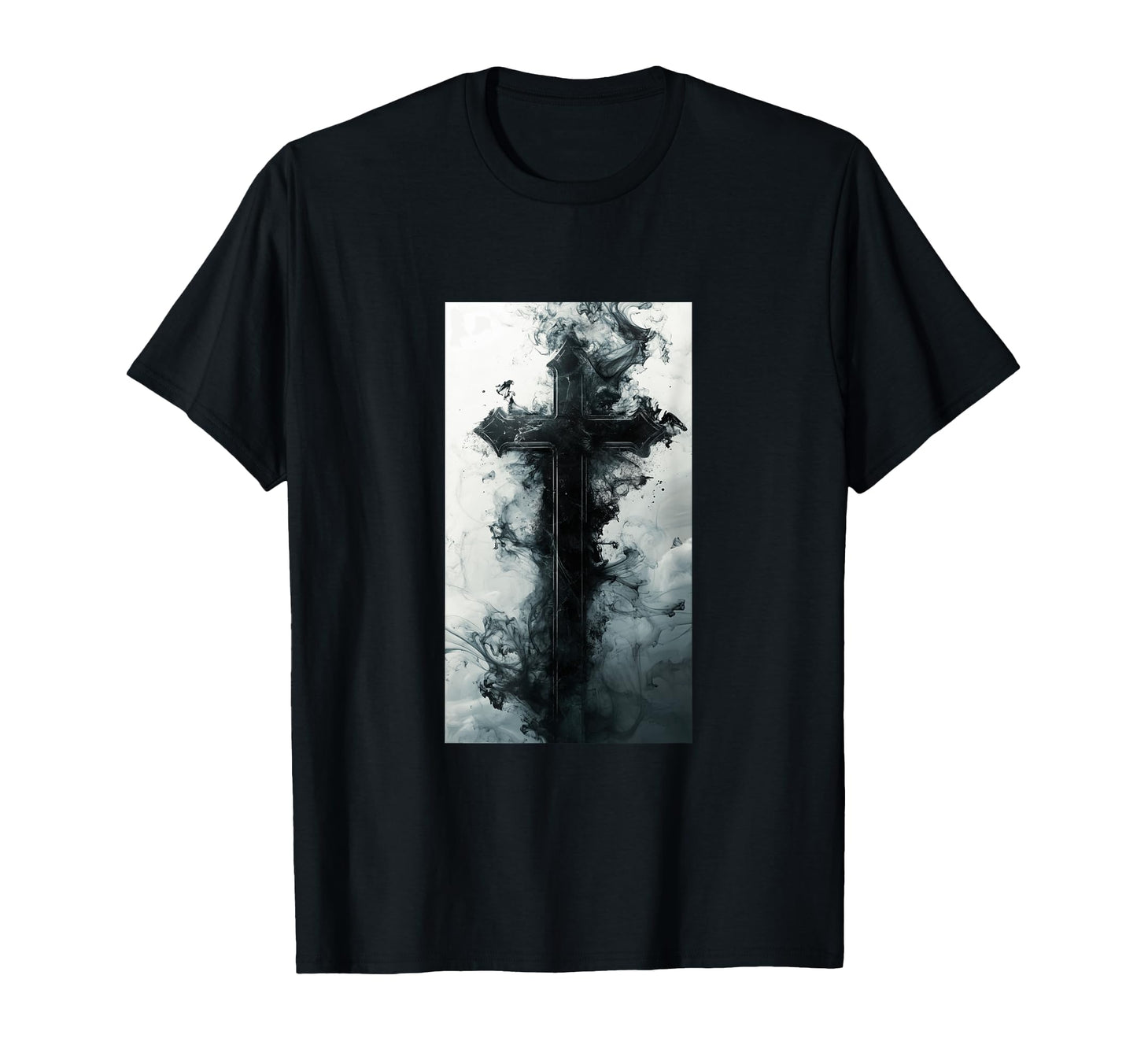 Gothic Cross Grunge Aesthetic Y2K Goth T-Shirt - Trendy Graphic for Adults - T-Shirt, Sweatshirt, Hoodie